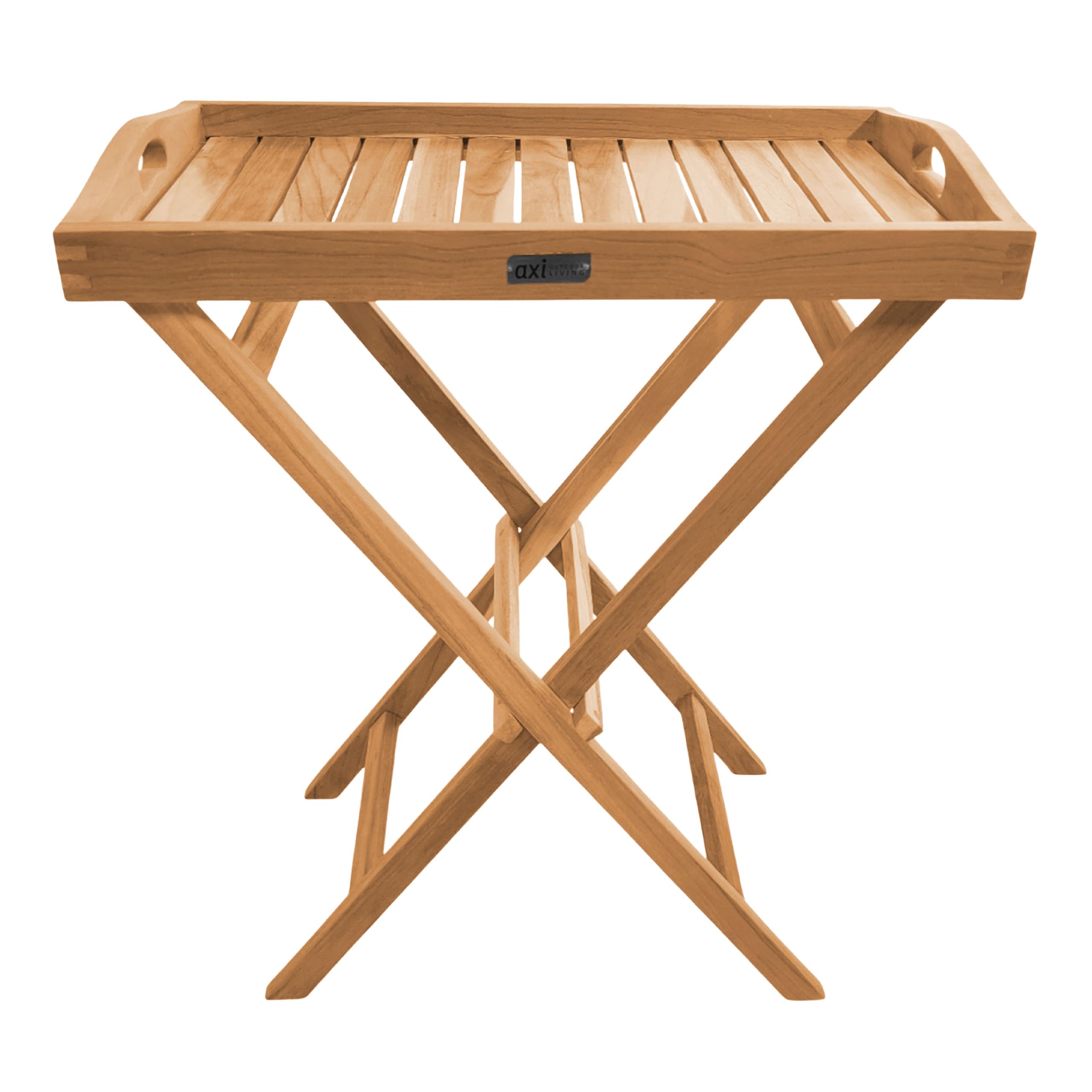 axi-classic-lora-beistelltisch-teak-klappbar-mit-tablett image 2
