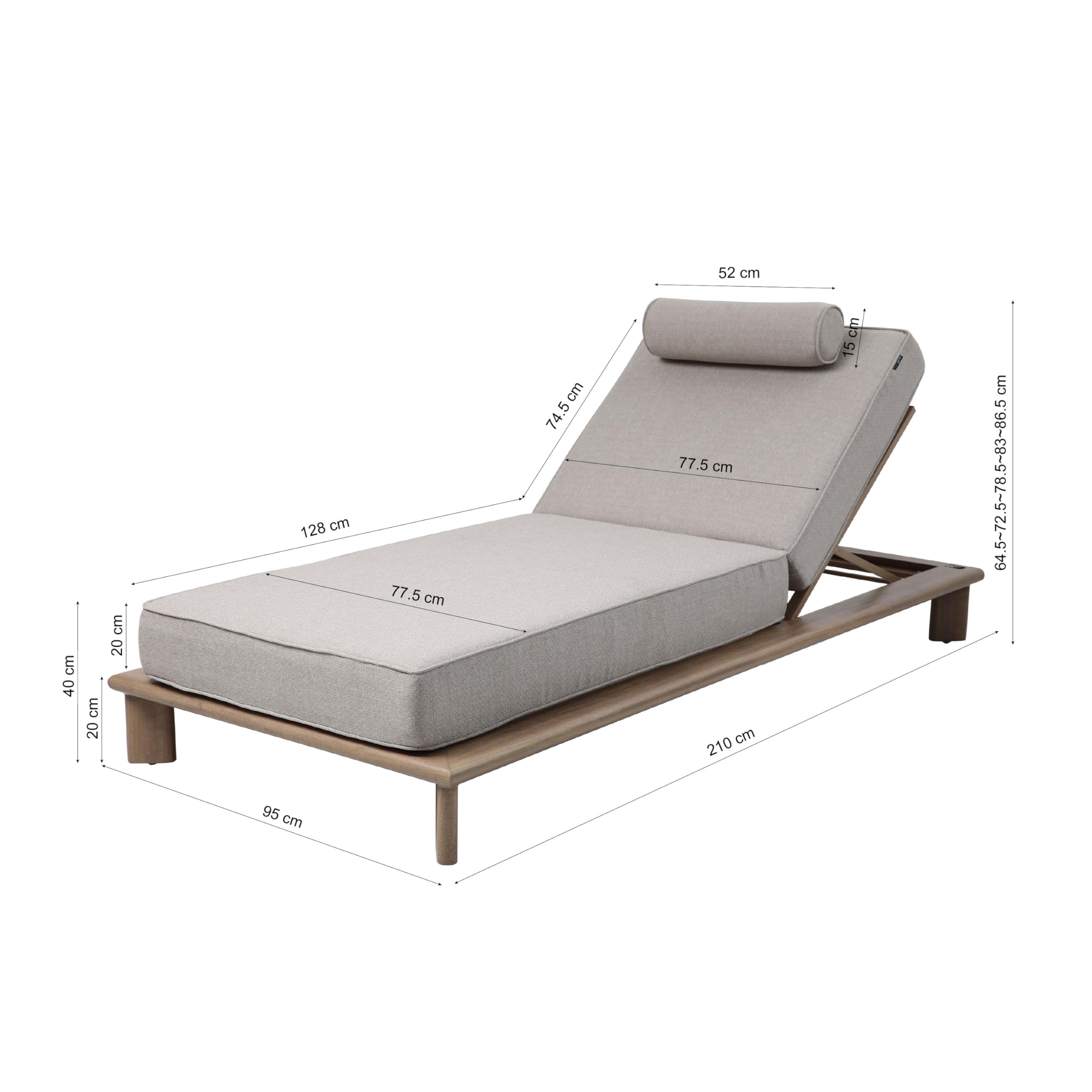 axi-blake-gartenliege-holzoptik-beige-210-cm-mit-kissen image 3