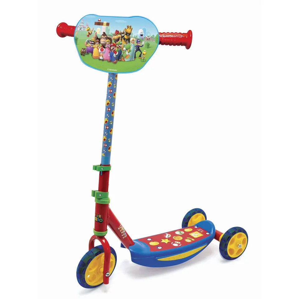 smoby-super-mario-3w-scooter-roller-3-r-der-klappbar-ab-3-j image 1