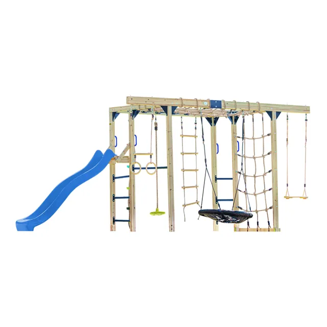 axi-boris-kletterger-st-holz-blau-mit-rutsche-220-cm image 1