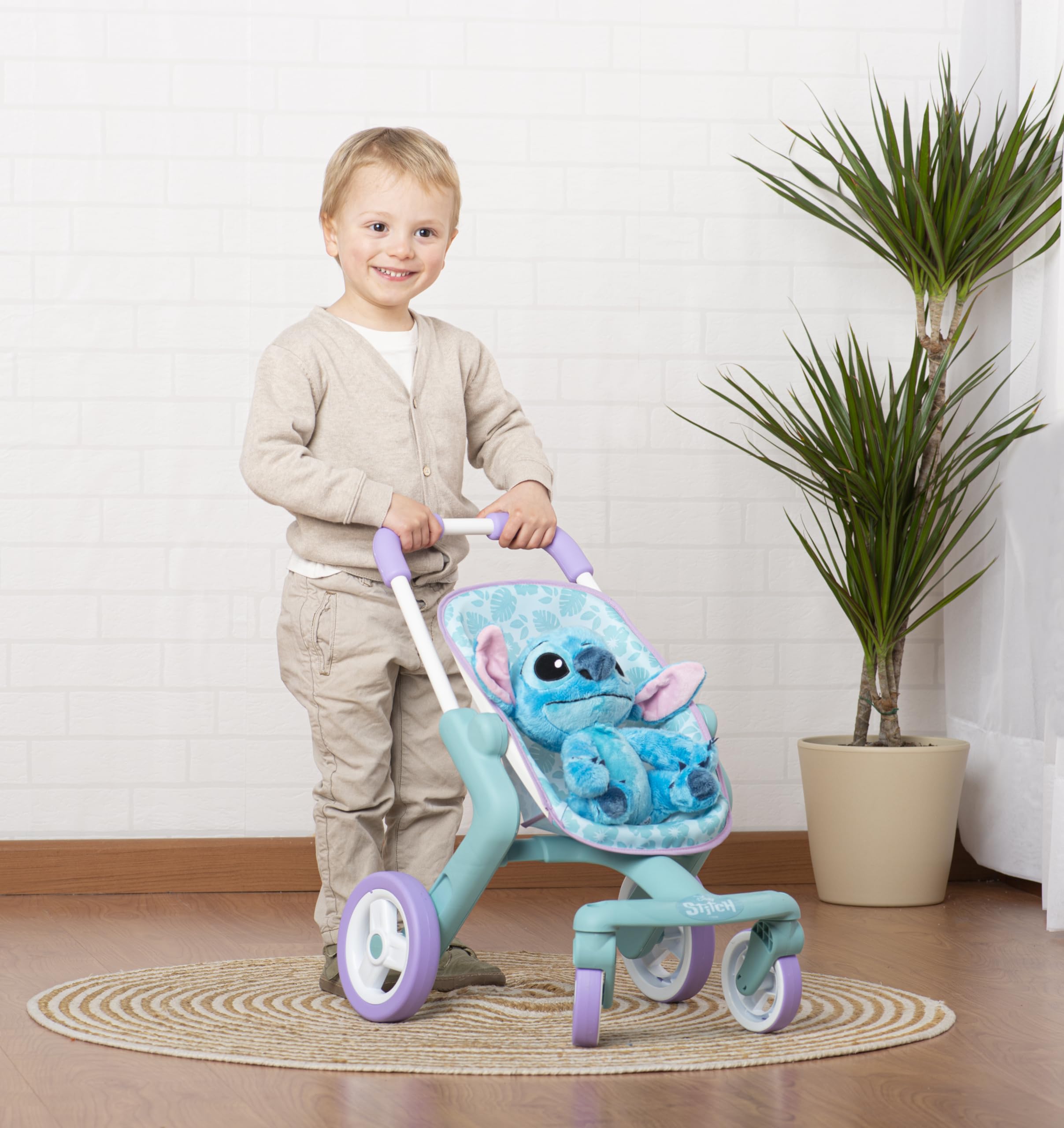 smoby-disney-lilo-stitch-puppenwagen-25cm-pl-sch-ab-18m image 2