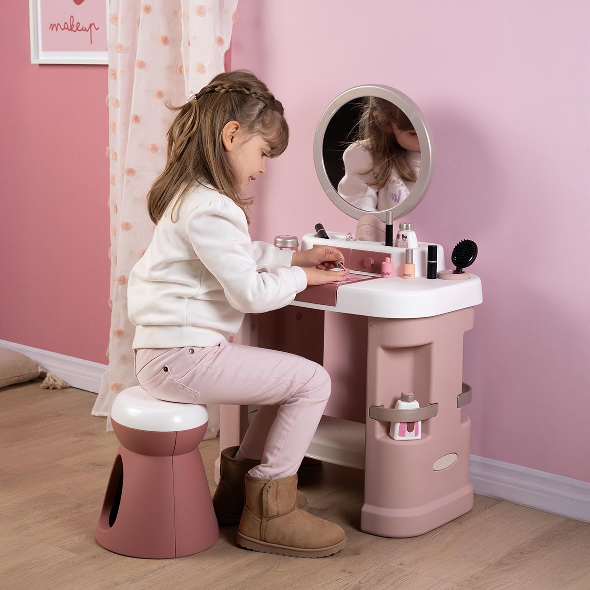 smoby-my-beauty-schminktisch-frisiertisch-15-teilig-mit-spiegel image 4
