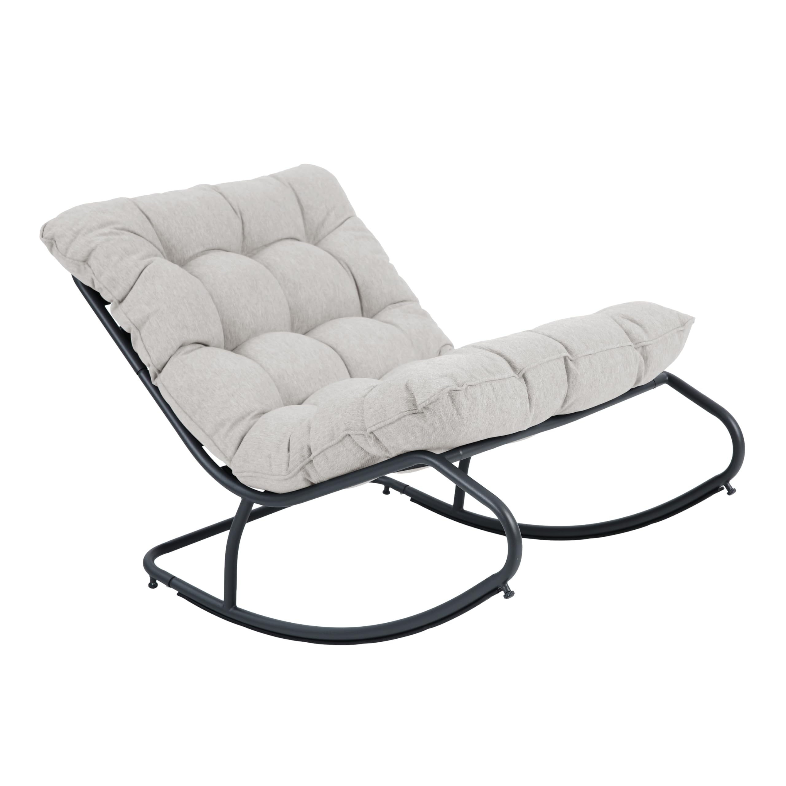 axi-ruby-schaukelstuhl-schwarz-beige-outdoor-loungesessel image 1