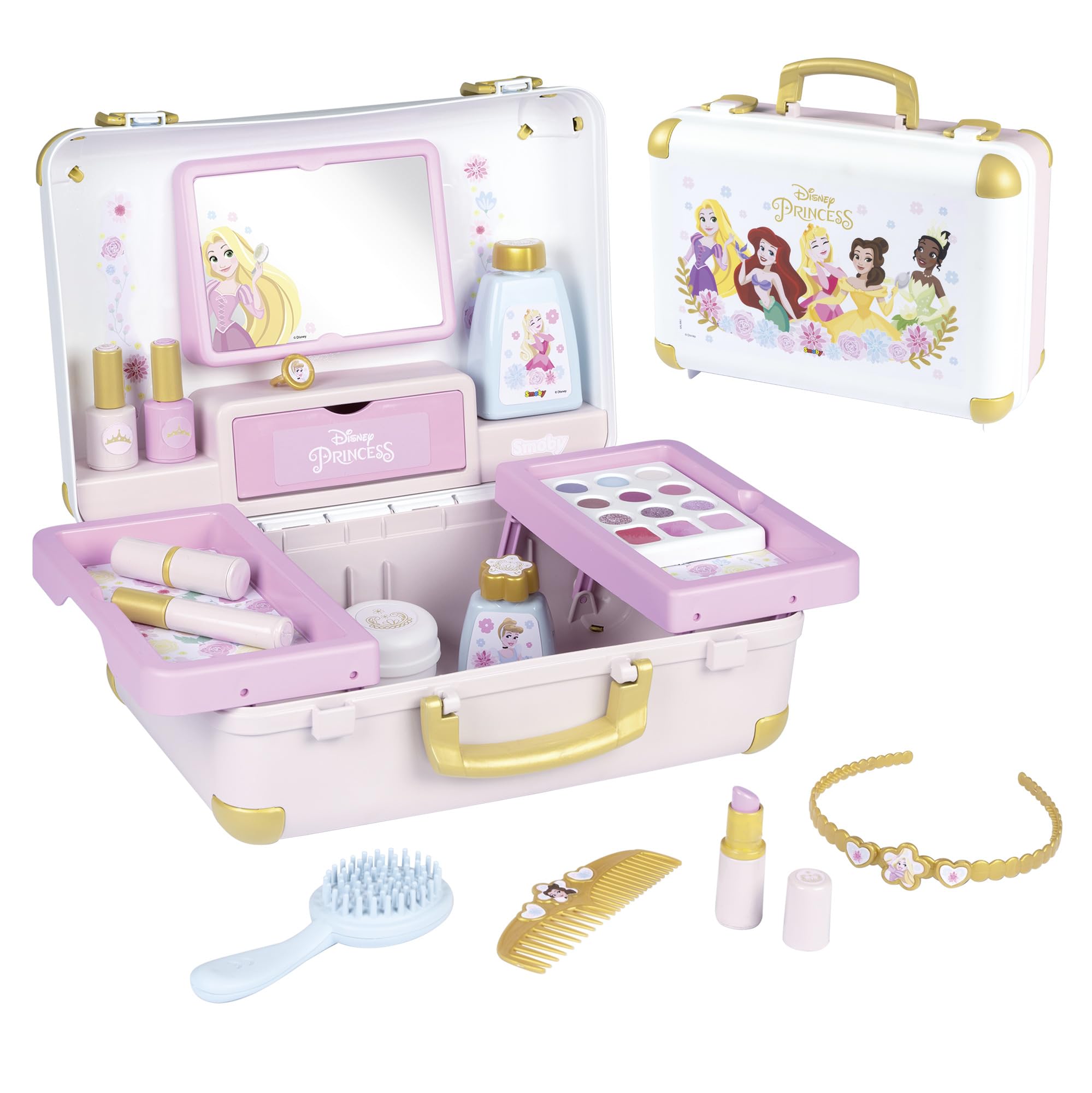 smoby-disney-princess-kosmetikkoffer-mit-spielkosmetik-13-teilig image 1
