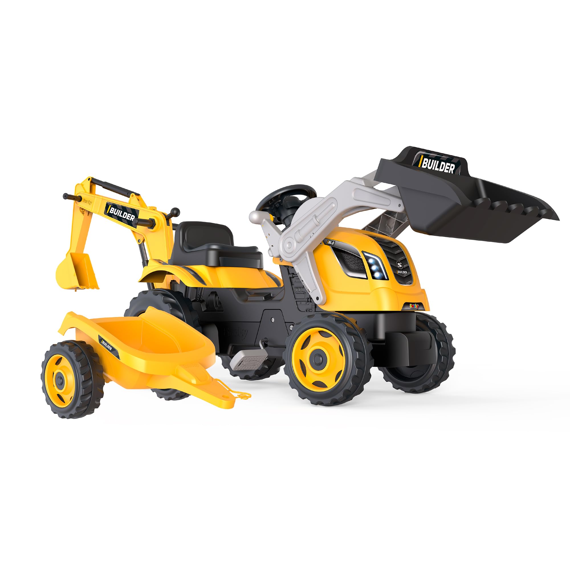 smoby-claas-traktor-builder-max-anh-nger-schaufel image 2