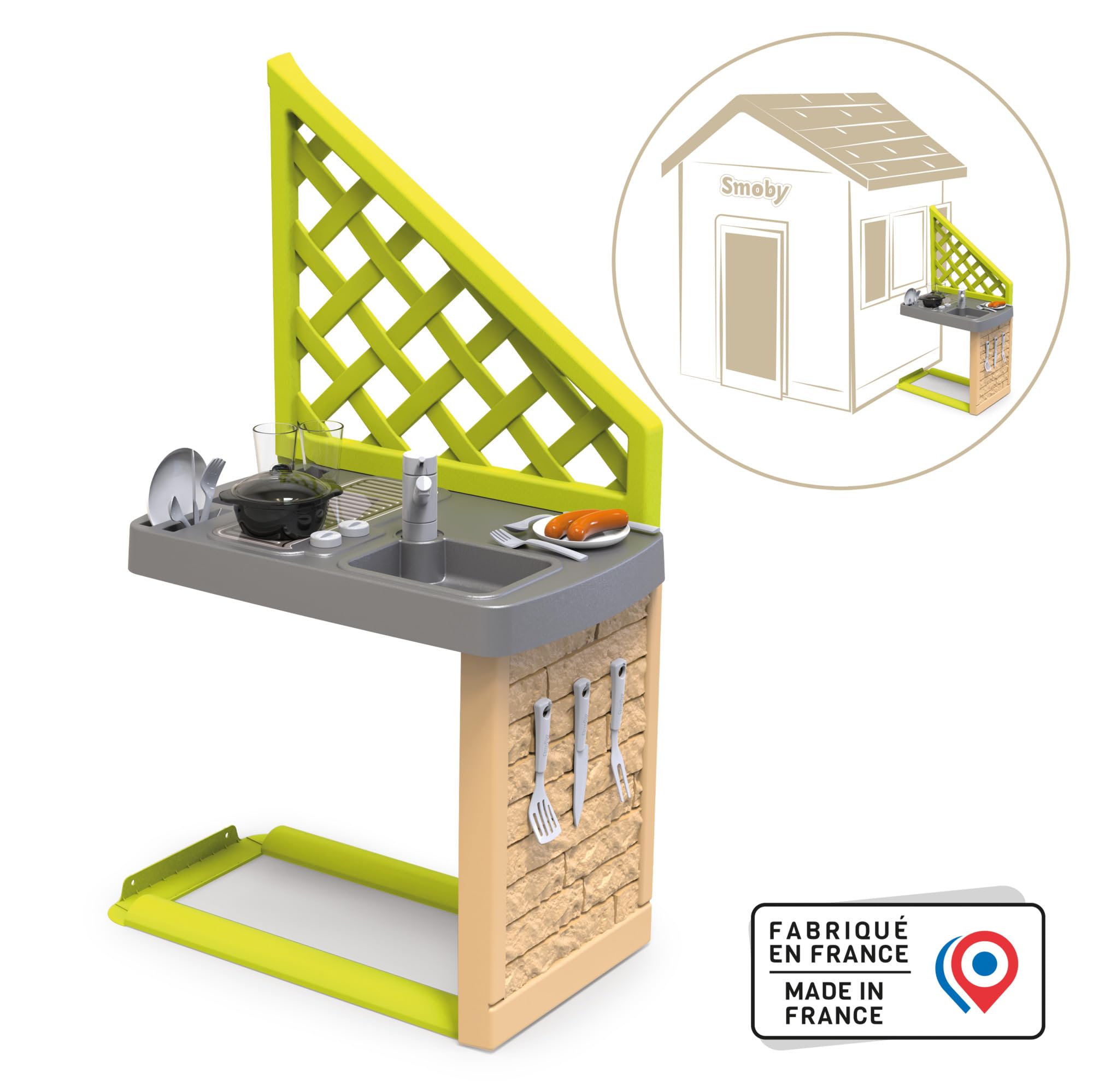 smoby-life-sommerk-che-spielhaus-zubeh-r-17-teile image 2