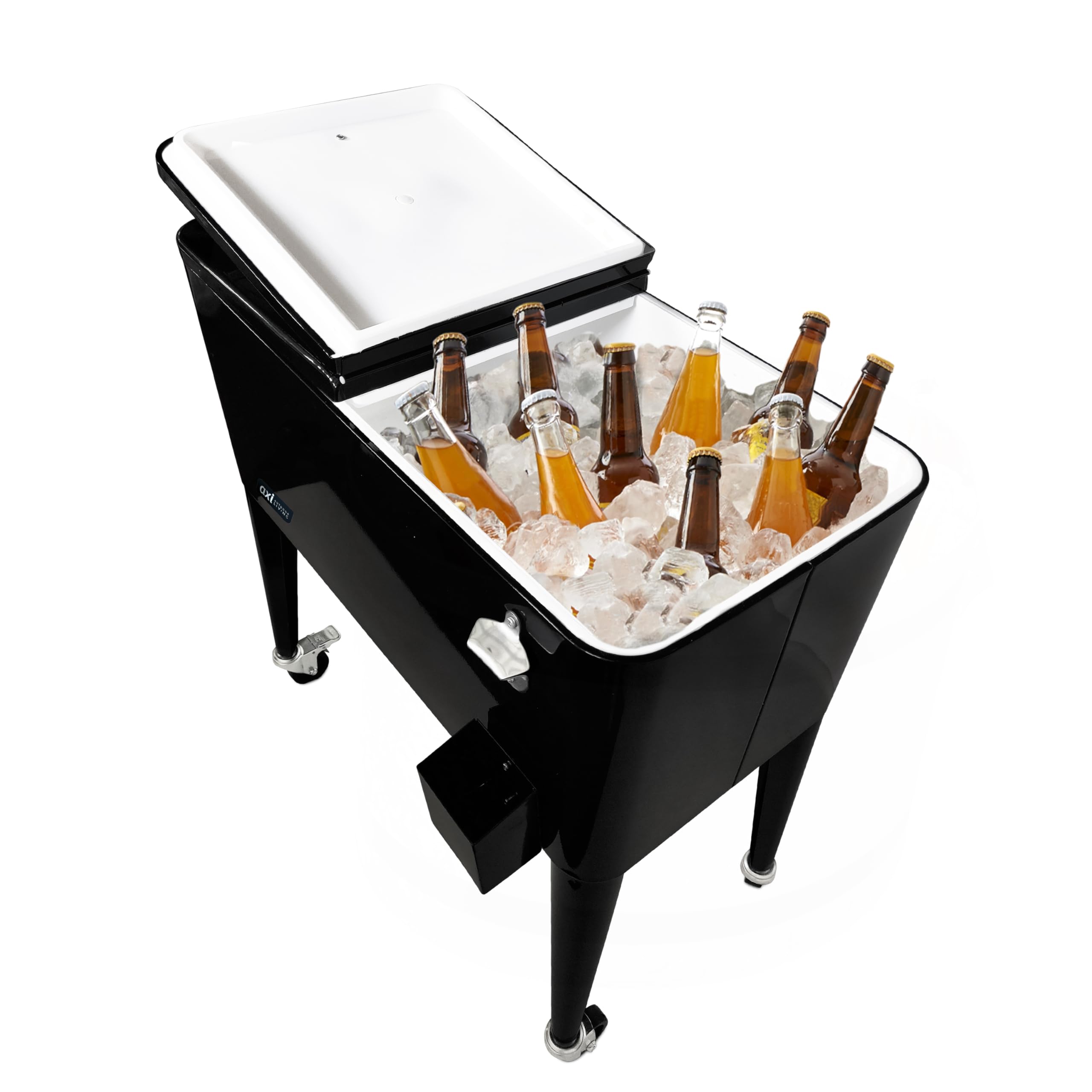 axi-classic-retro-getr-nkek-hler-76-liter-schwarz-rollen image 2