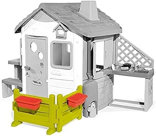 smoby-life-gartenzaun-mit-blumenk-sten-f-r-spielhaus image 3