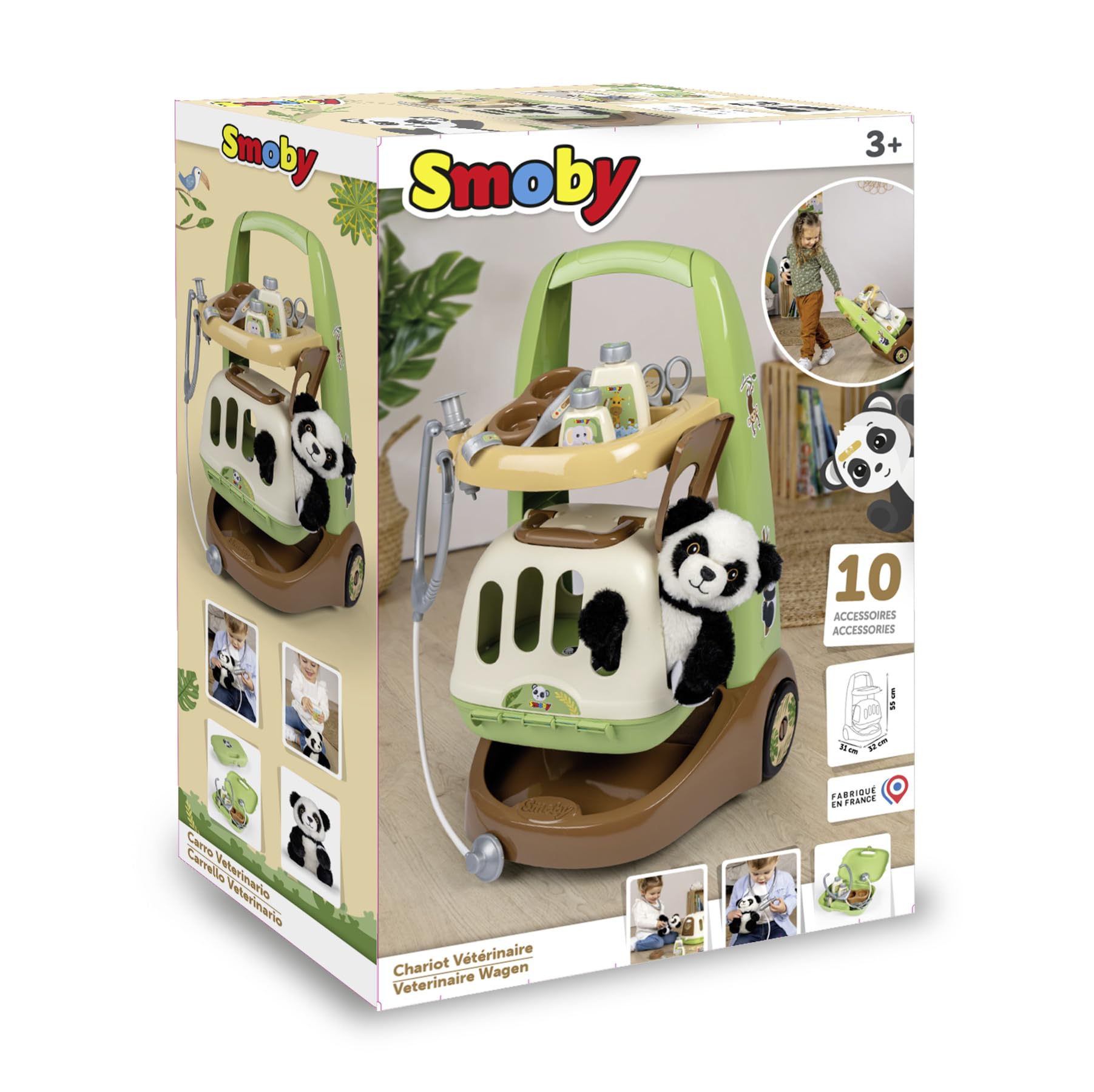 smoby-baby-care-tierarzt-trolley-mit-panda-pl-sch-ab-3-j image 5