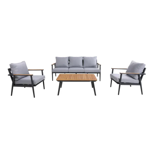 axi-bibi-loungeset-4-teilig-teak-anthrazit-f-r-5-personen image 1