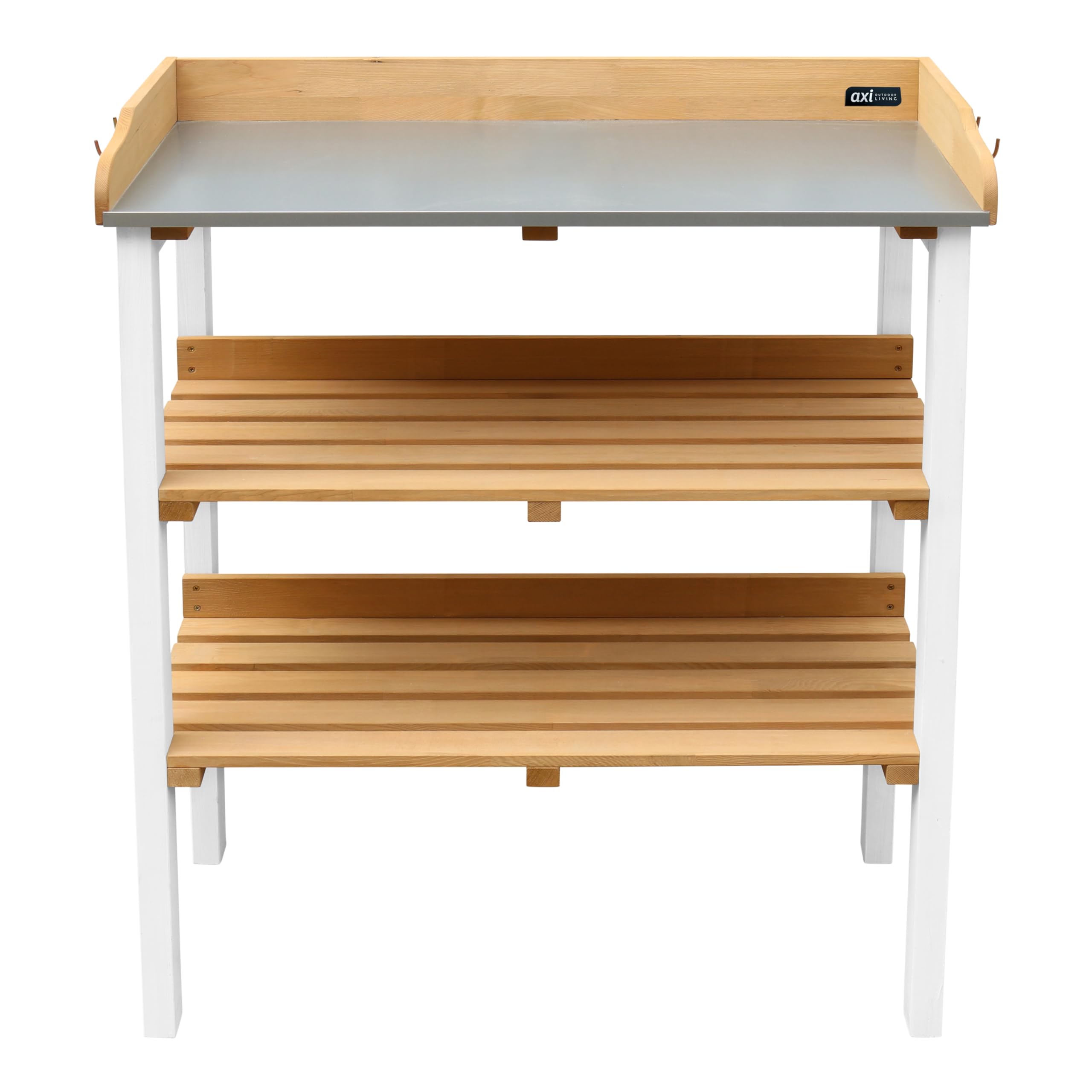 axi-classic-pflanztisch-holz-braun-wei-zinkplatte-76x37x91-5-cm image 5