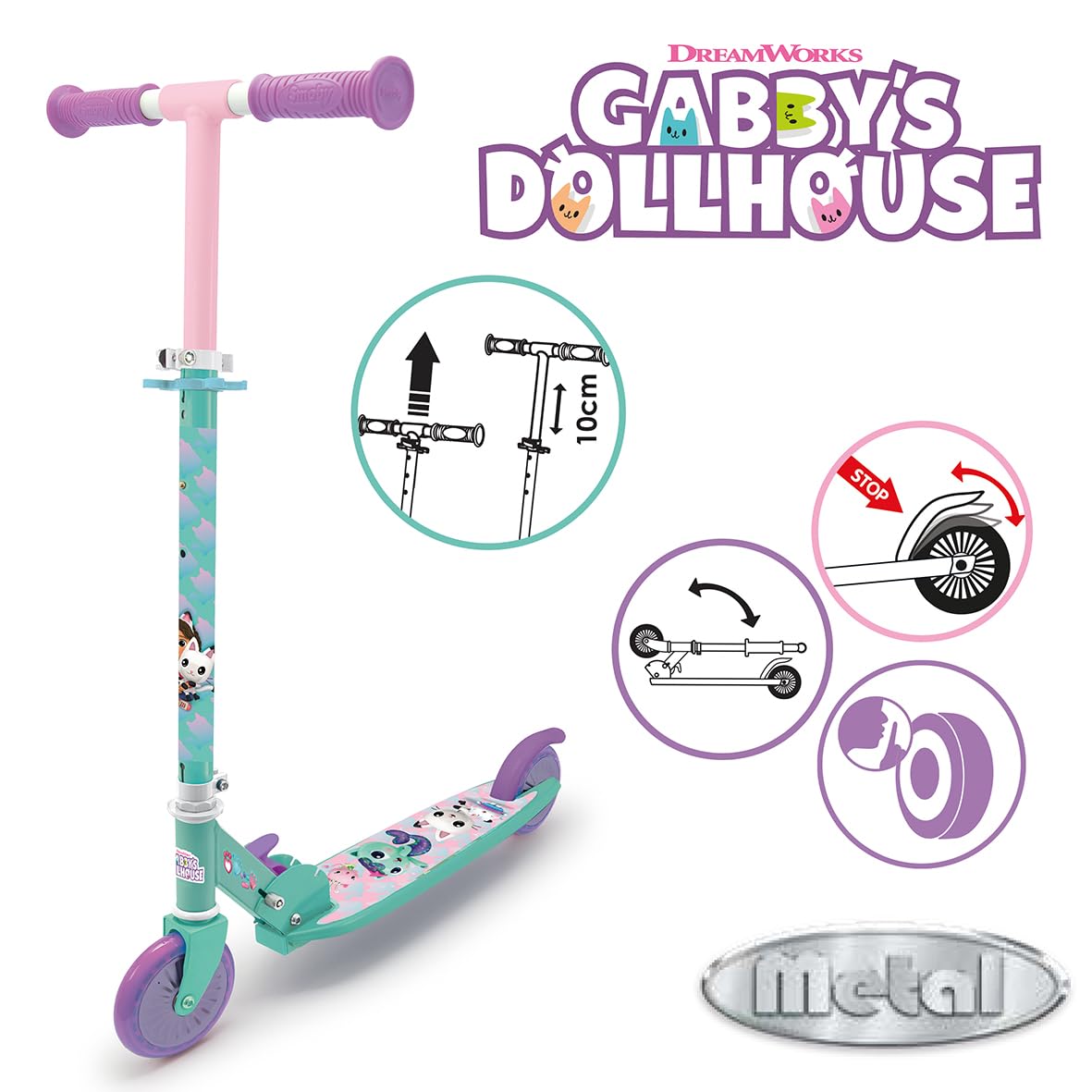 smoby-gabby-s-dollhouse-roller-2-r-drig-klappbar-ab-5j image 2