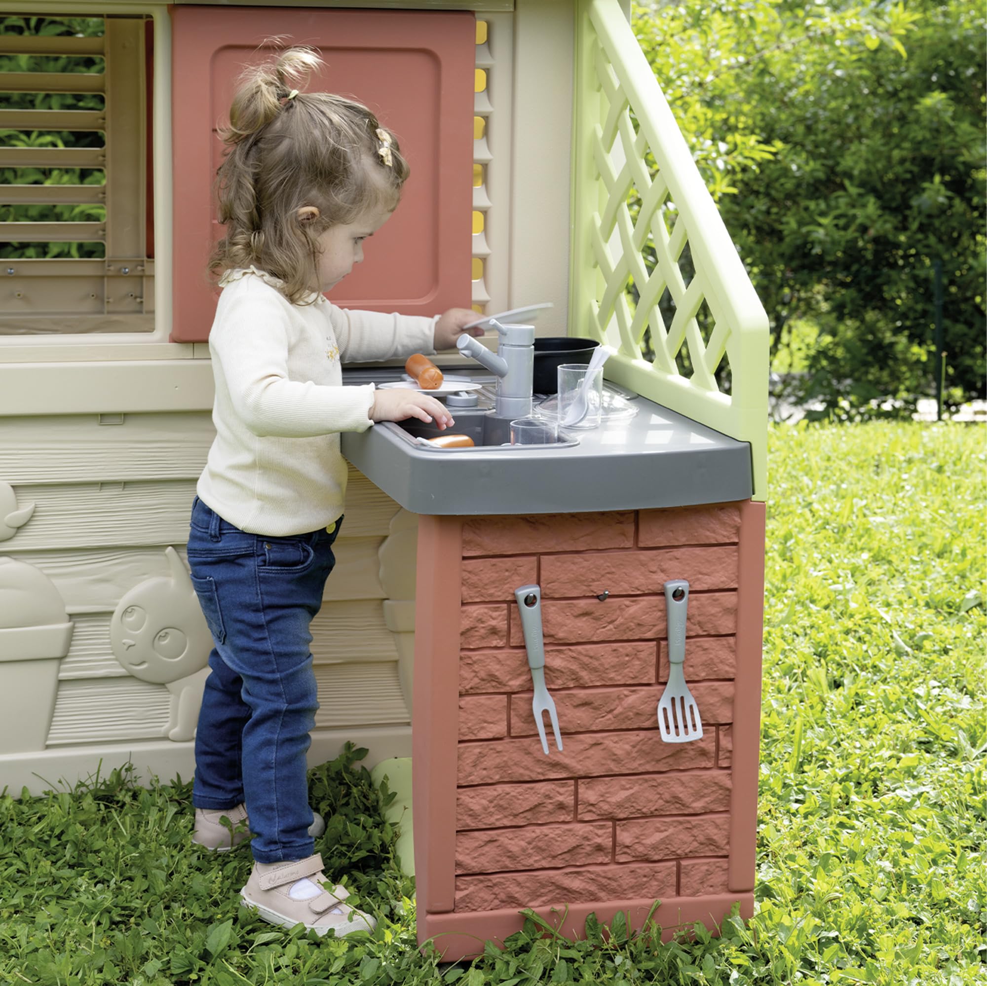 smoby-life-natura-spielhaus-145-cm-mit-k-che-und-zubeh-r image 4