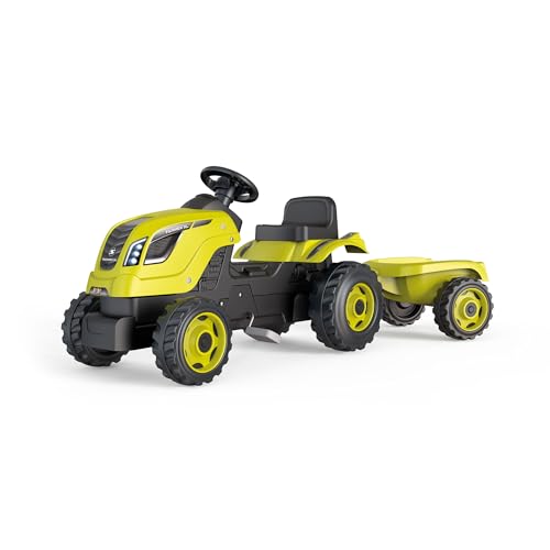 smoby-claas-farmer-xl-trettraktor-mit-anh-nger-hupe-gr-n image 7