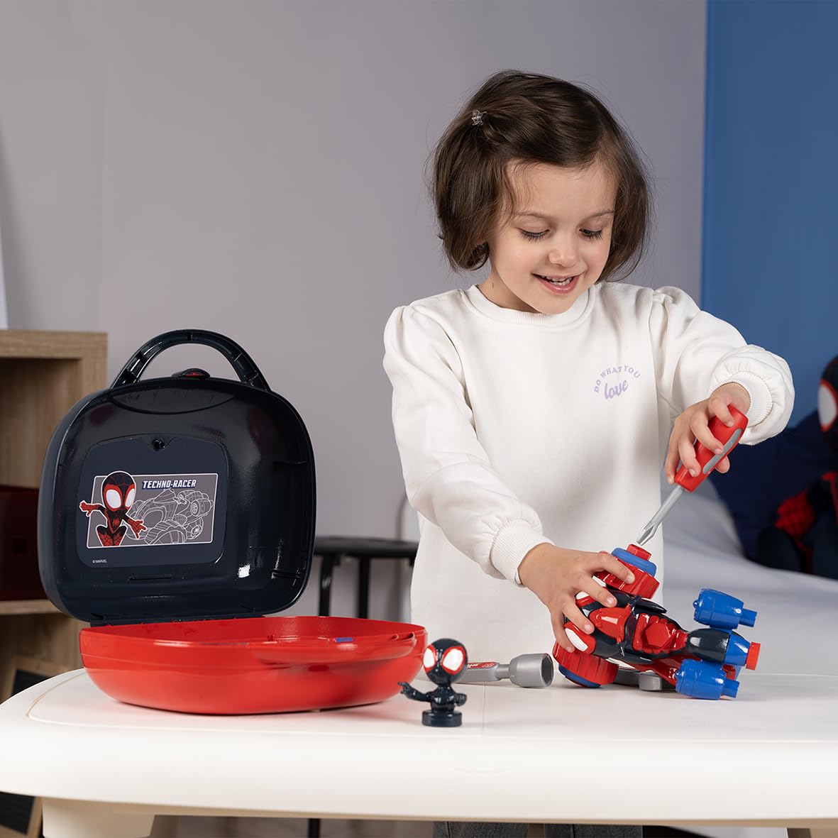 smoby-spidey-spin-box-werkzeugkoffer-miles-morales-quad-ab-3-j image 5