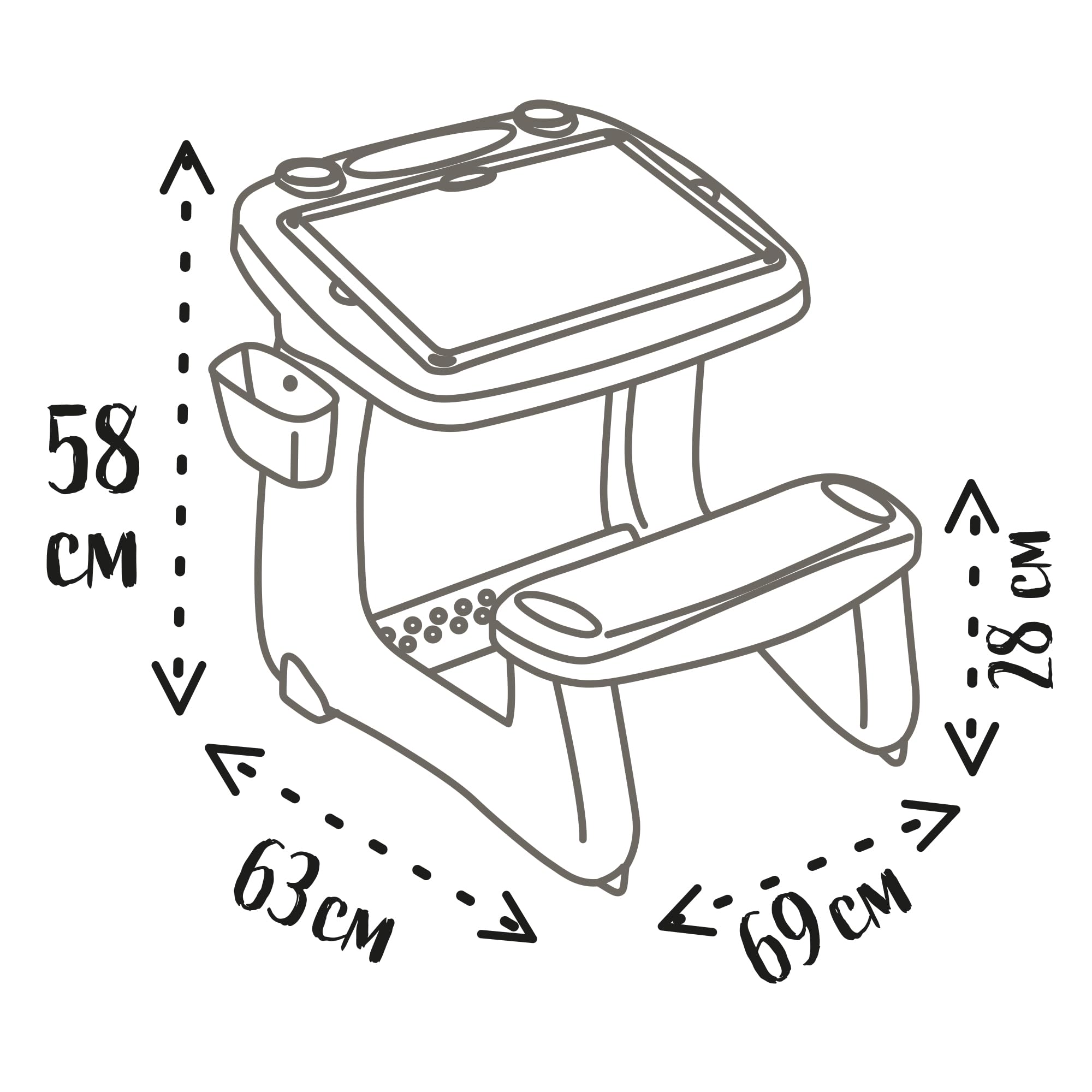 smoby-kinderschreibtisch-doppelseitig-magnetisch-80-teile image 5