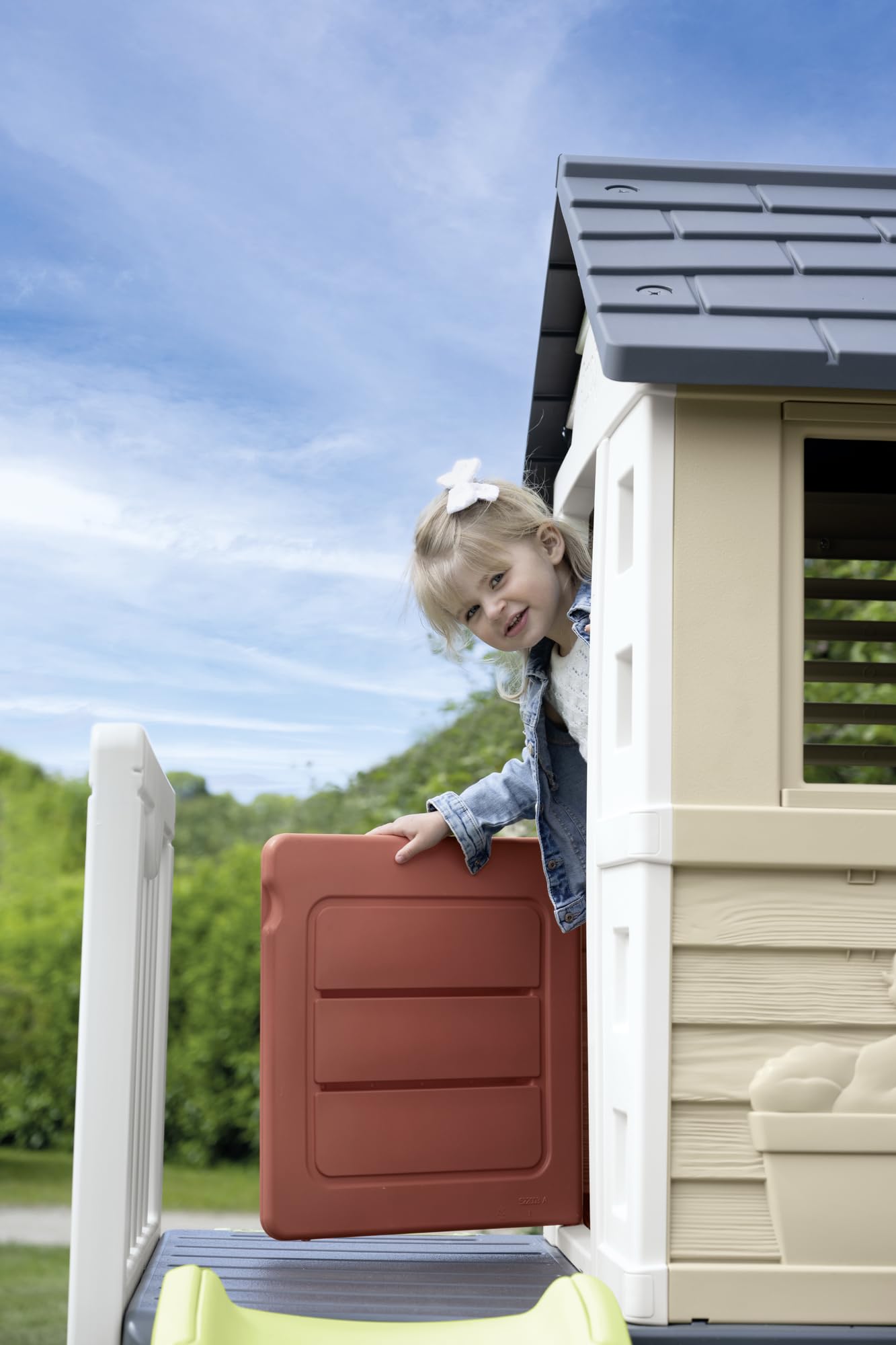 smoby-life-stelzenhaus-spielhaus-mit-rutsche-recycled-ab-2-jahre image 2