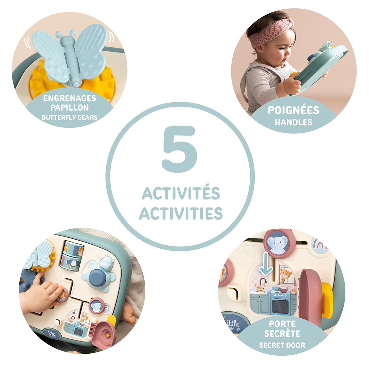 smoby-little-activity-board-motorikbrett-5-in-1-ab-1-jahr image 3
