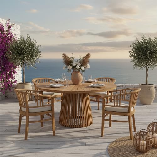 axi-hani-gartentisch-rund-teak-150-cm-6-personen image 7