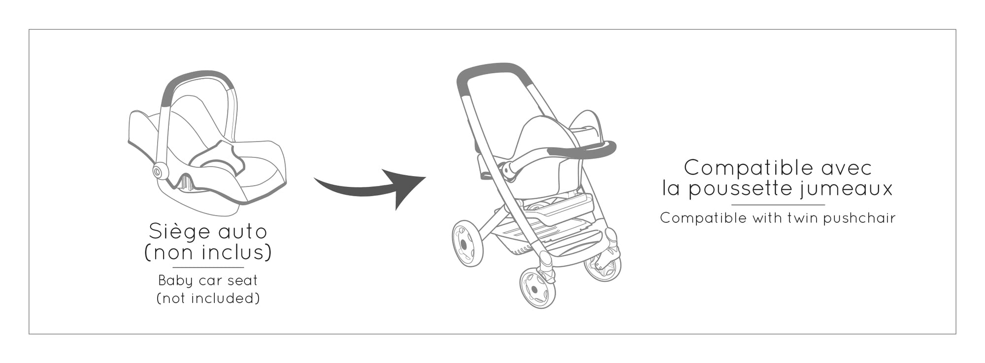 smoby-maxi-cosi-zwillings-puppenwagen-sportwagen-f-r-42-cm-puppen image 2