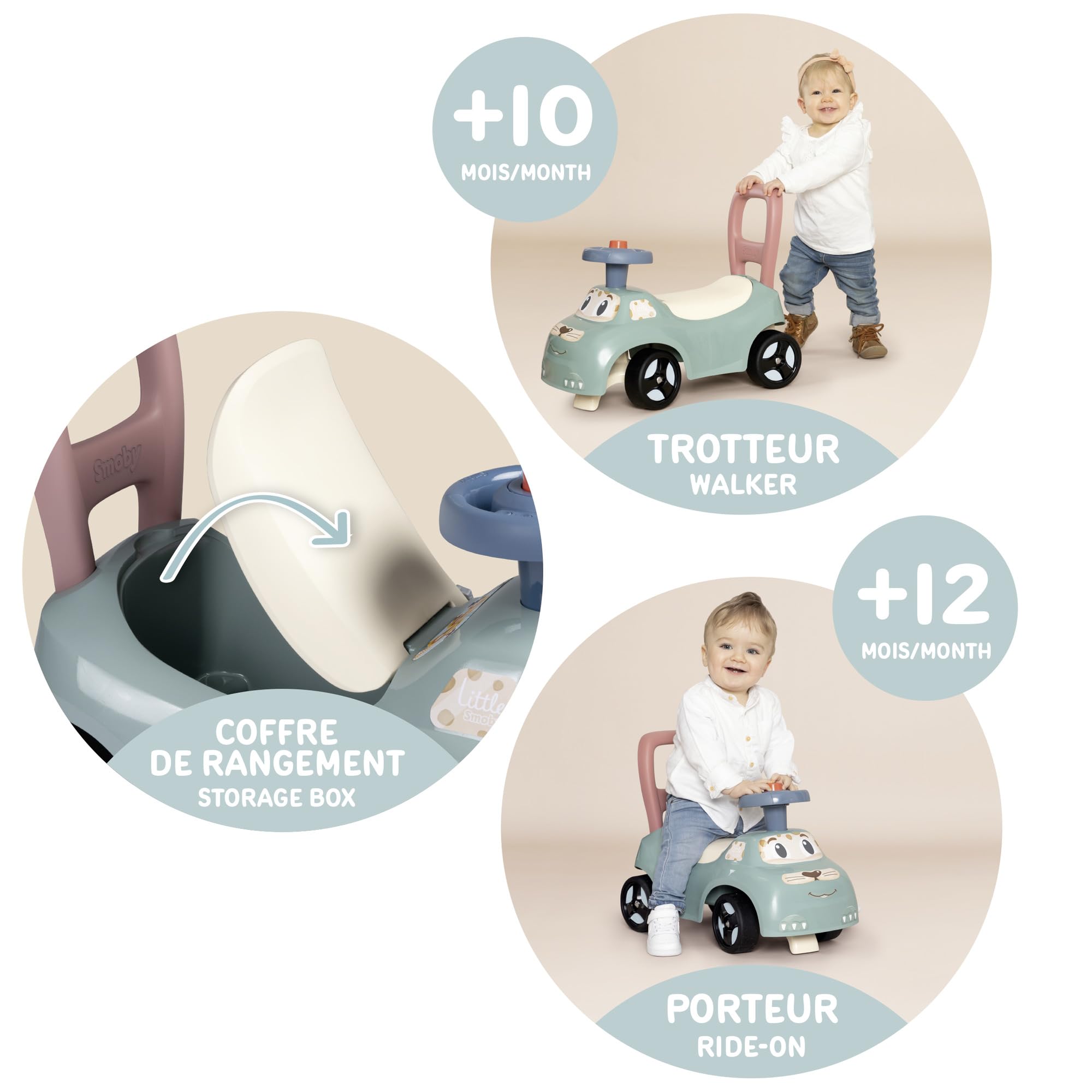 smoby-little-smoby-rutschauto-bobbycar-ab-10-monaten-mit-hupe image 3
