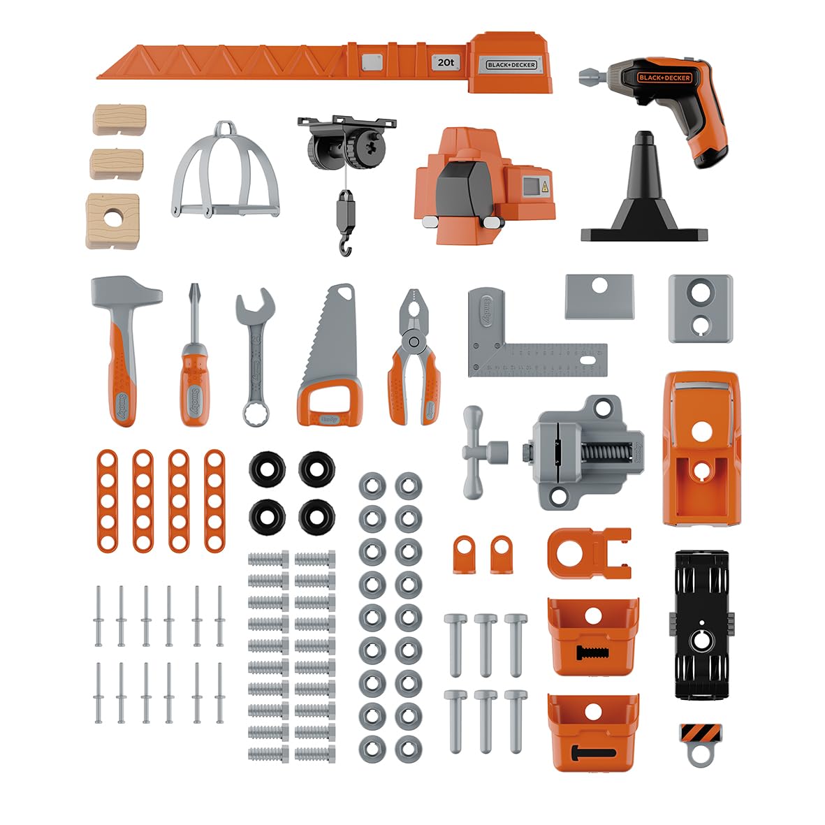 smoby-black-decker-kinderwerkbank-mit-kran-87-teile-ab-3-jahren image 2