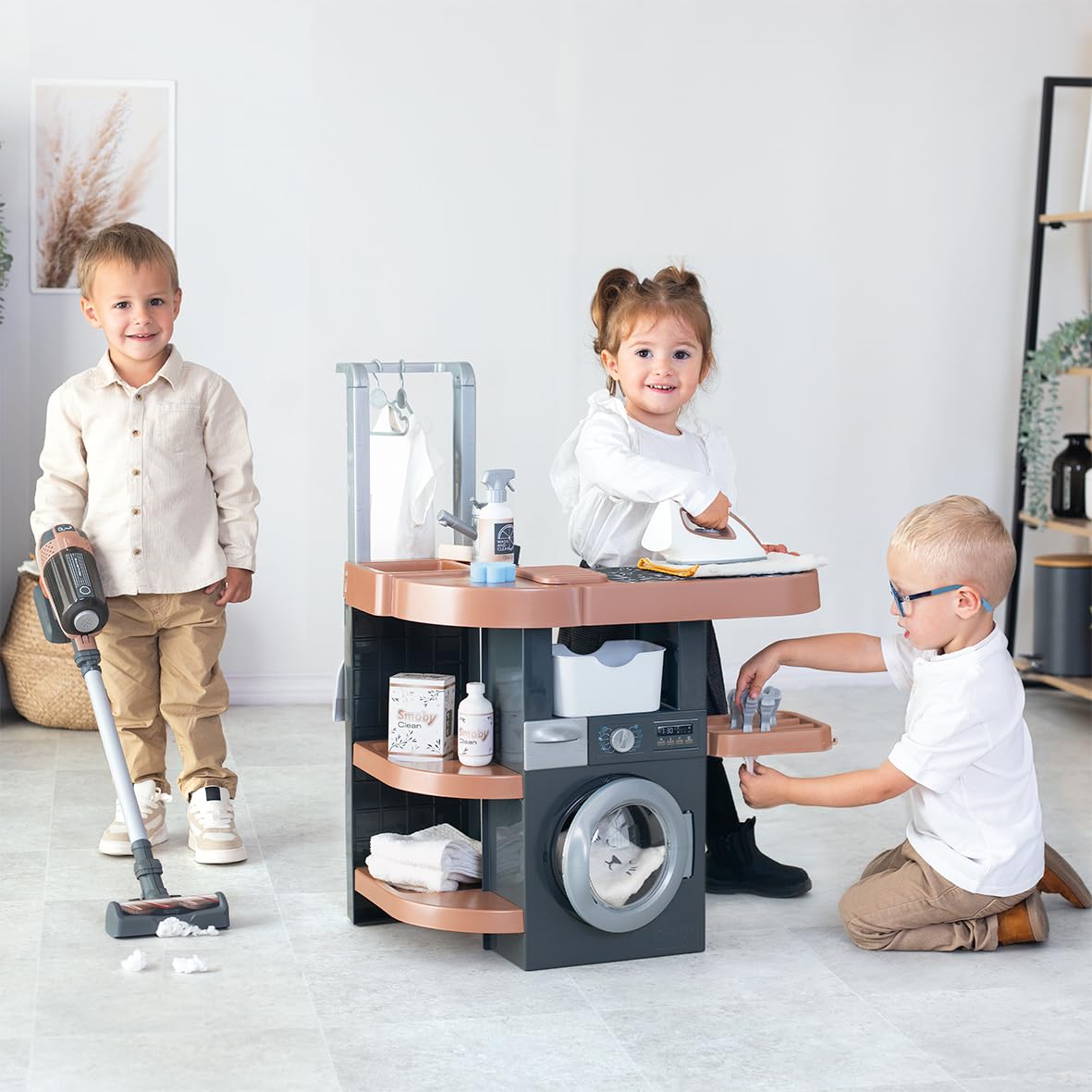smoby-rowenta-wash-clean-waschk-che-spielset-mit-sound-ab-3-jahre image 4