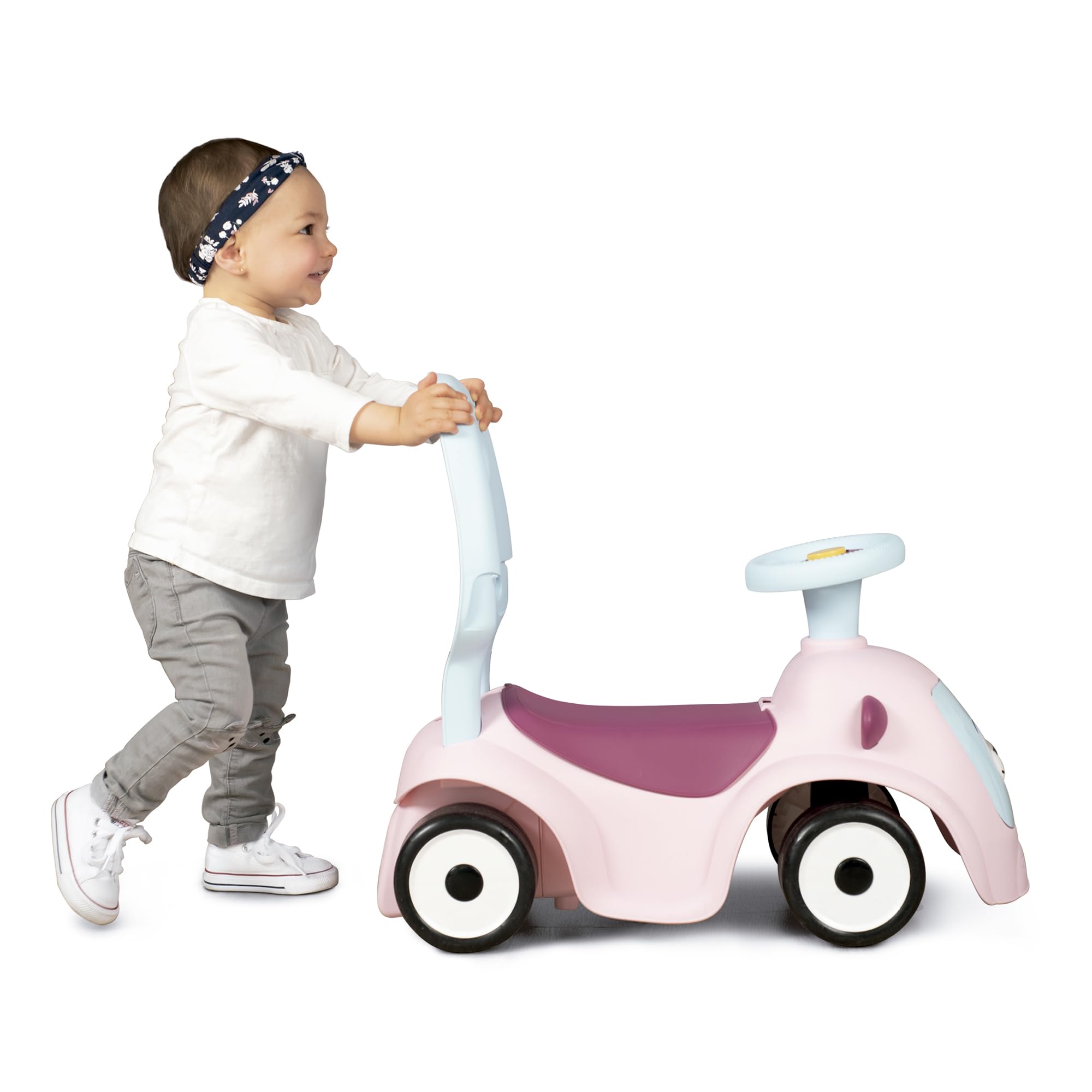 smoby-life-maestro-balade-rutscher-rosa-ab-6-monate-mit-schubstange image 7