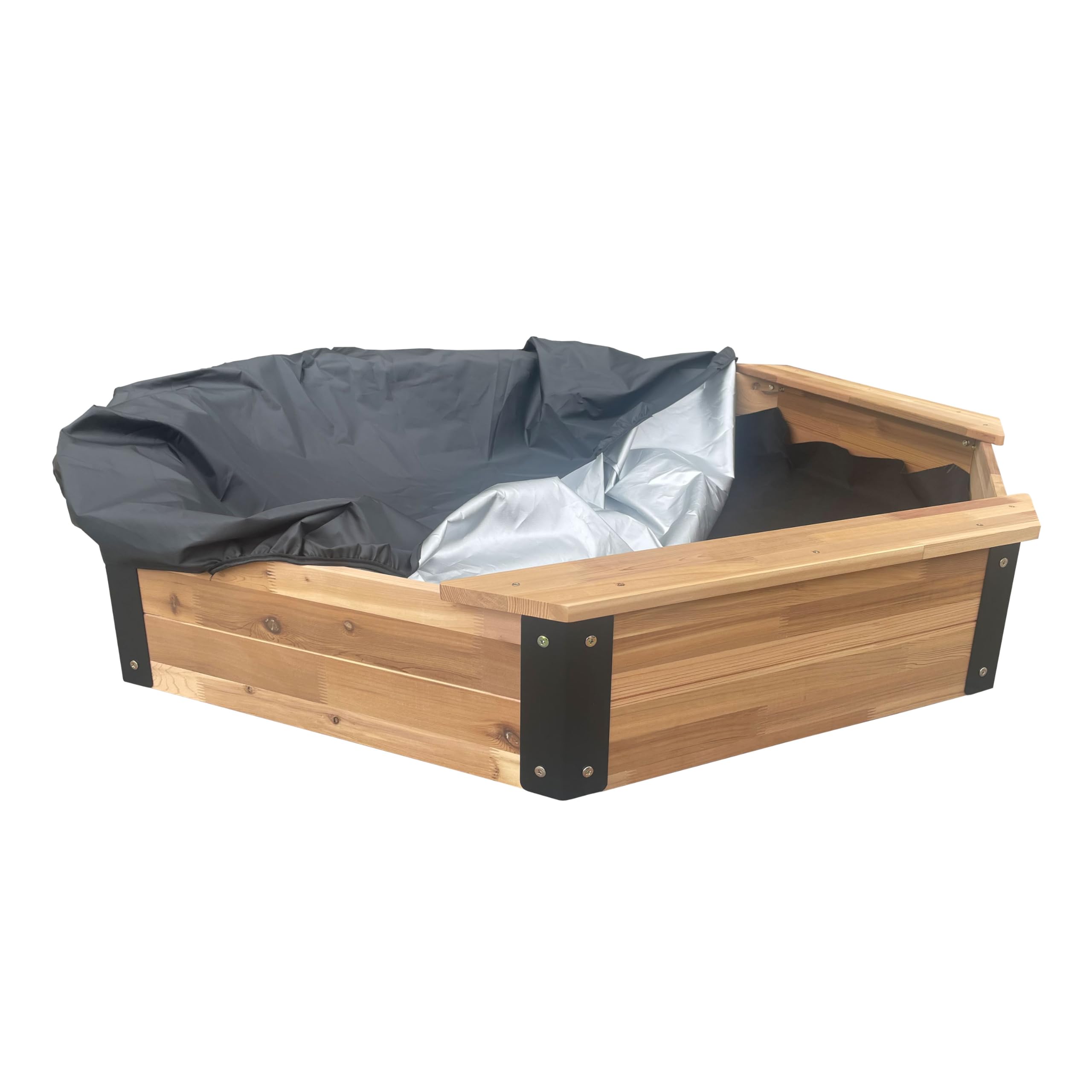 axi-onno-sandkasten-holz-199x199-cm-braun-anthrazit-abdeckung image 2