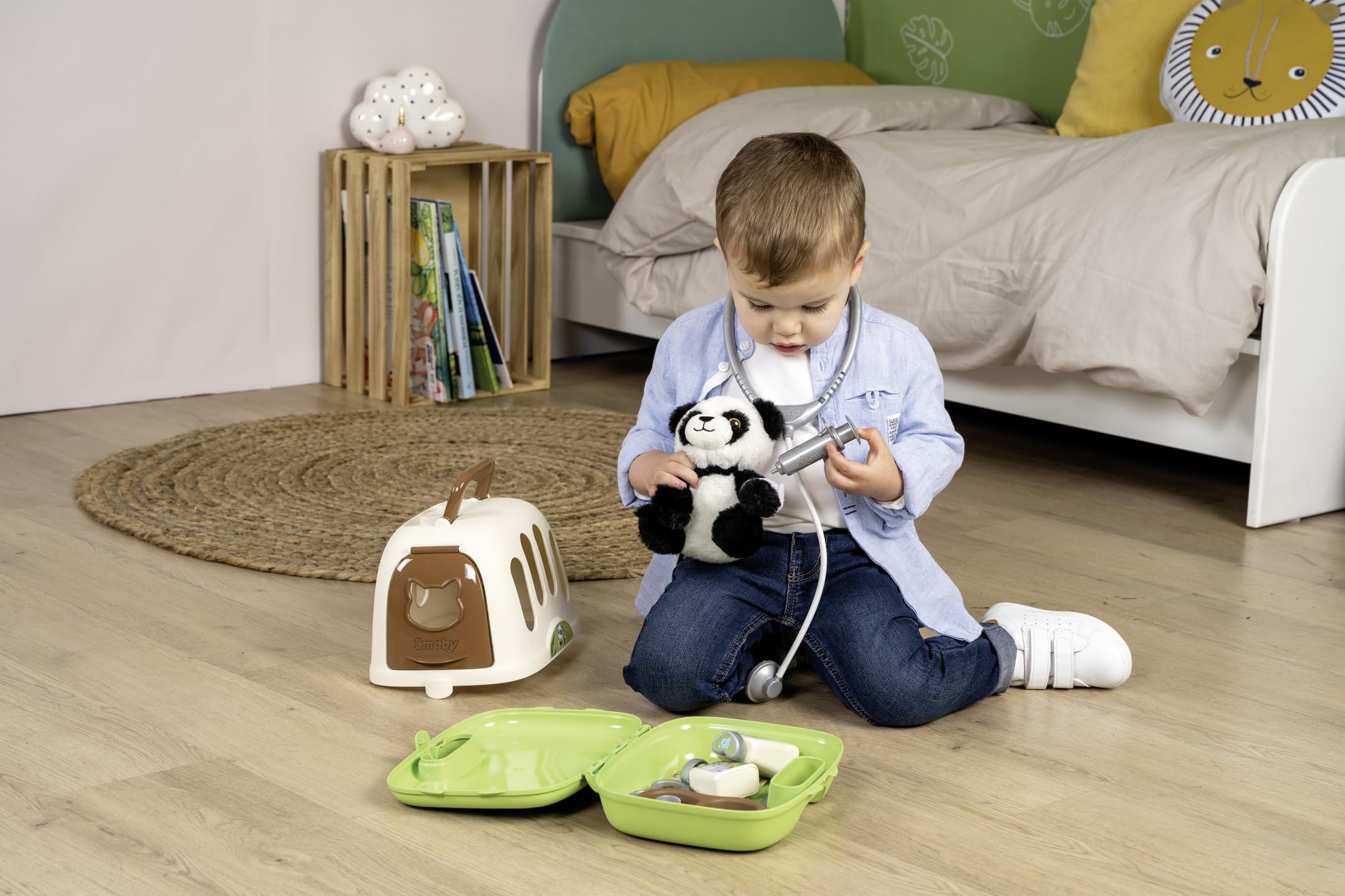 smoby-baby-care-tierarzt-trolley-mit-panda-pl-sch-ab-3-j image 7