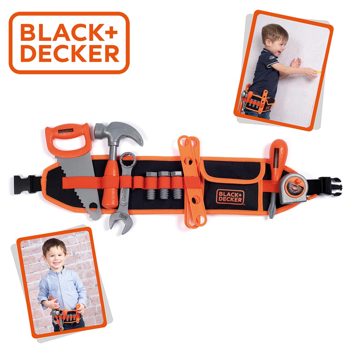 smoby-black-decker-werkzeugg-rtel-14-teilig-verstellbar image 2