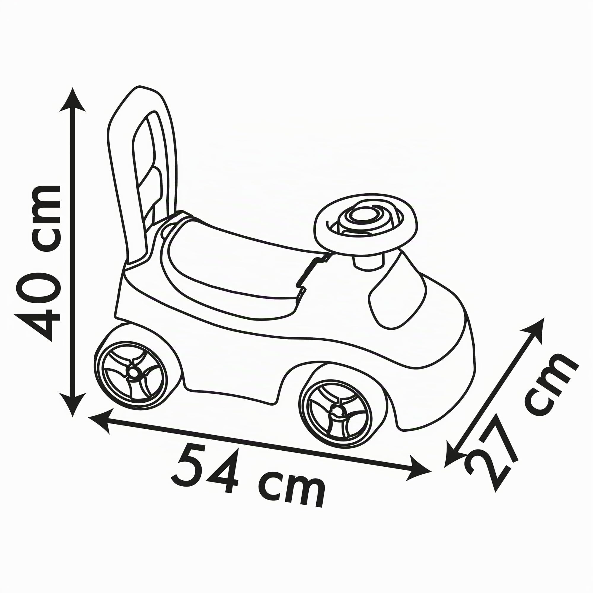 smoby-disney-princess-rutschauto-mit-hupenlenkrad image 6
