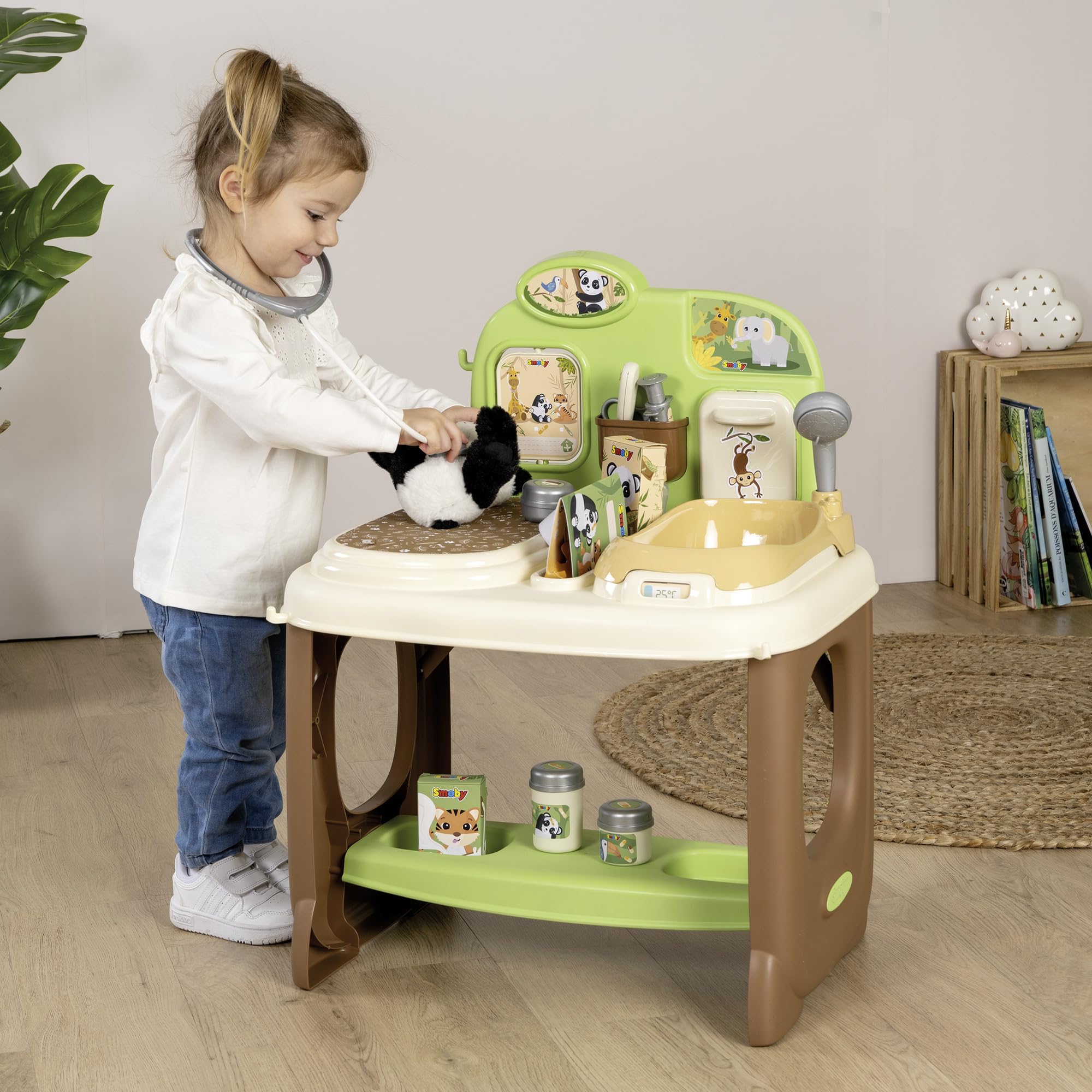 smoby-baby-care-tierarzt-klinik-spielset-mit-pl-sch-panda-ab-3-j image 4