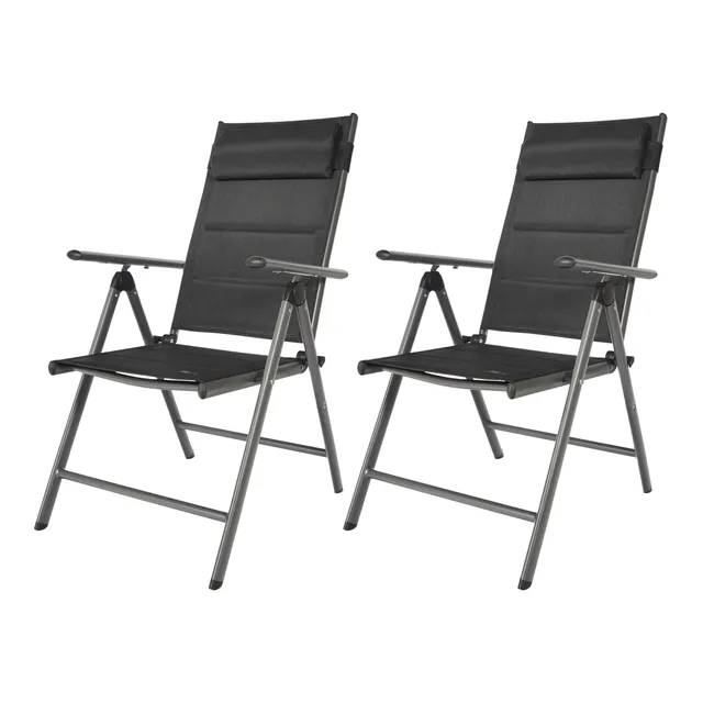 axi-mack-campingstuhl-klappstuhl-anthrazit-2er-set-verstellbar image 1