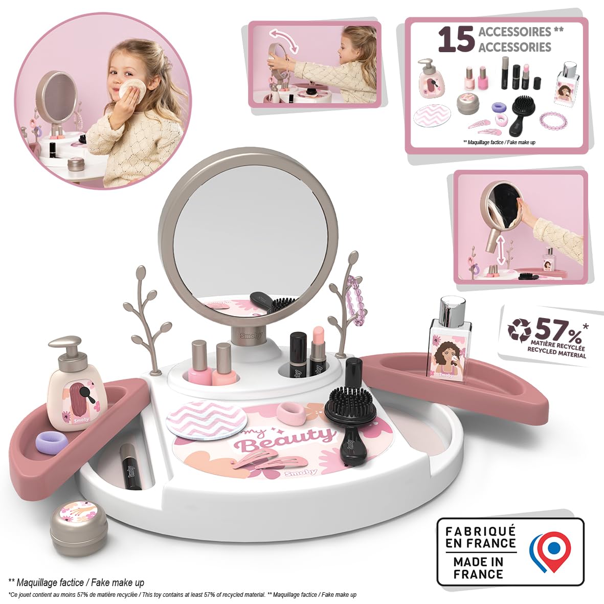 smoby-my-beauty-center-frisiertisch-spielset-15-teilig-ab-3-jahre image 2