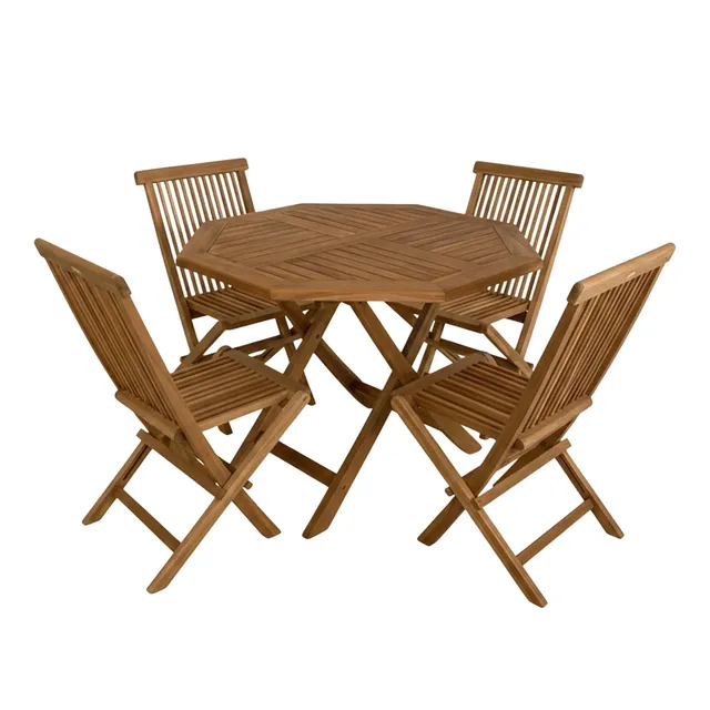 axi-sana-mina-gartenset-teakholz-5-teilig-klappbar-4-personen image 1