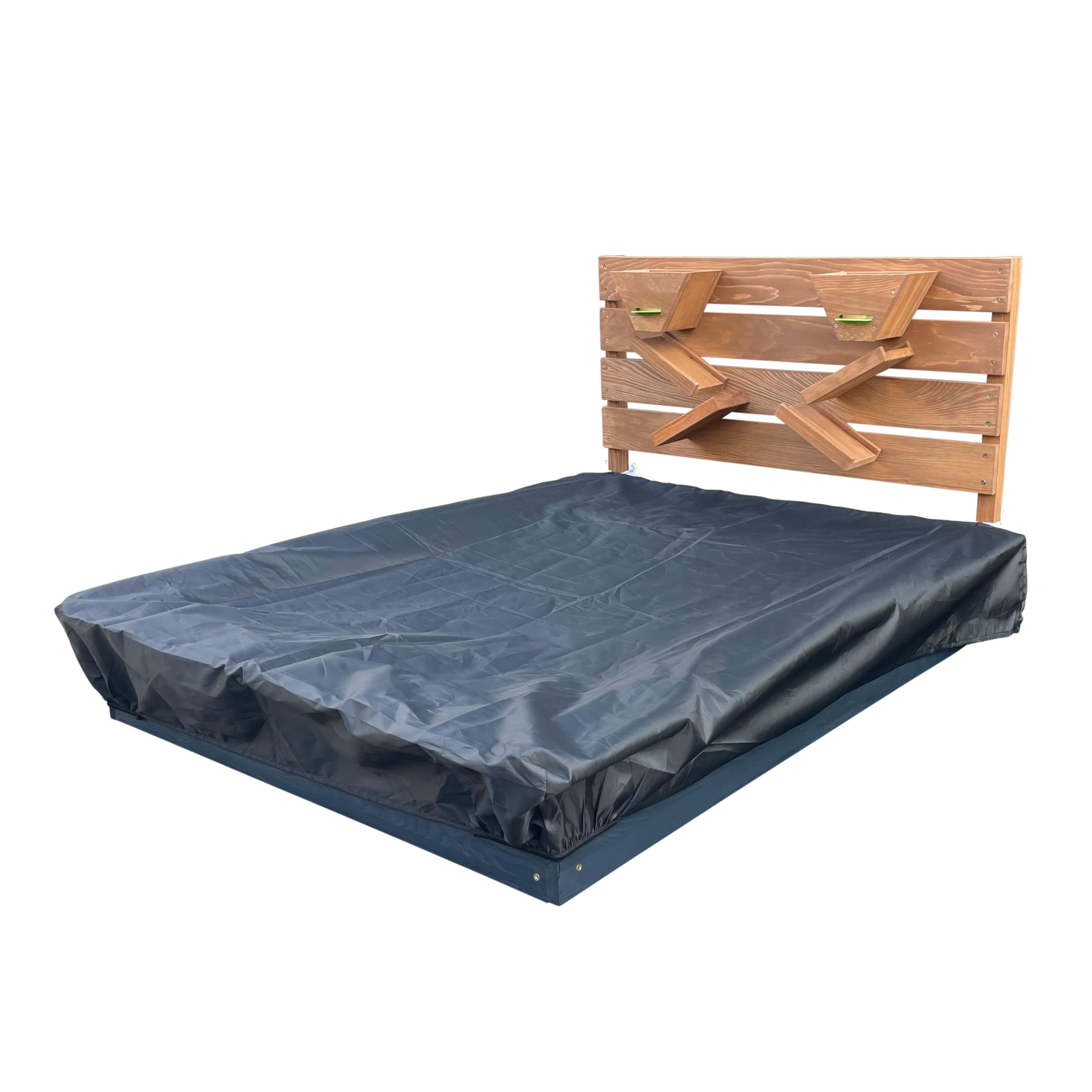 axi-lina-sandkasten-holz-spielwand-sitzbank-anthrazit-braun image 4