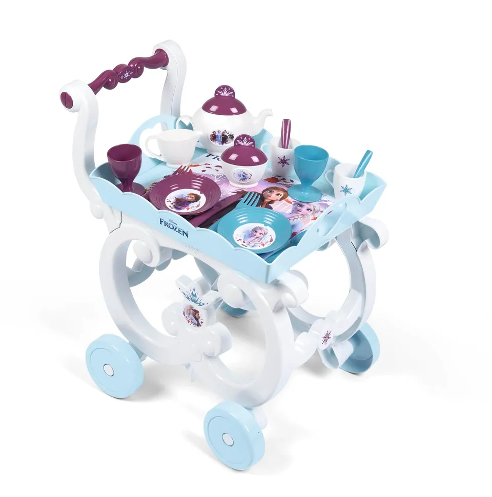 smoby-disney-frozen-servierwagen-teeservice-spielgeschirr image 1