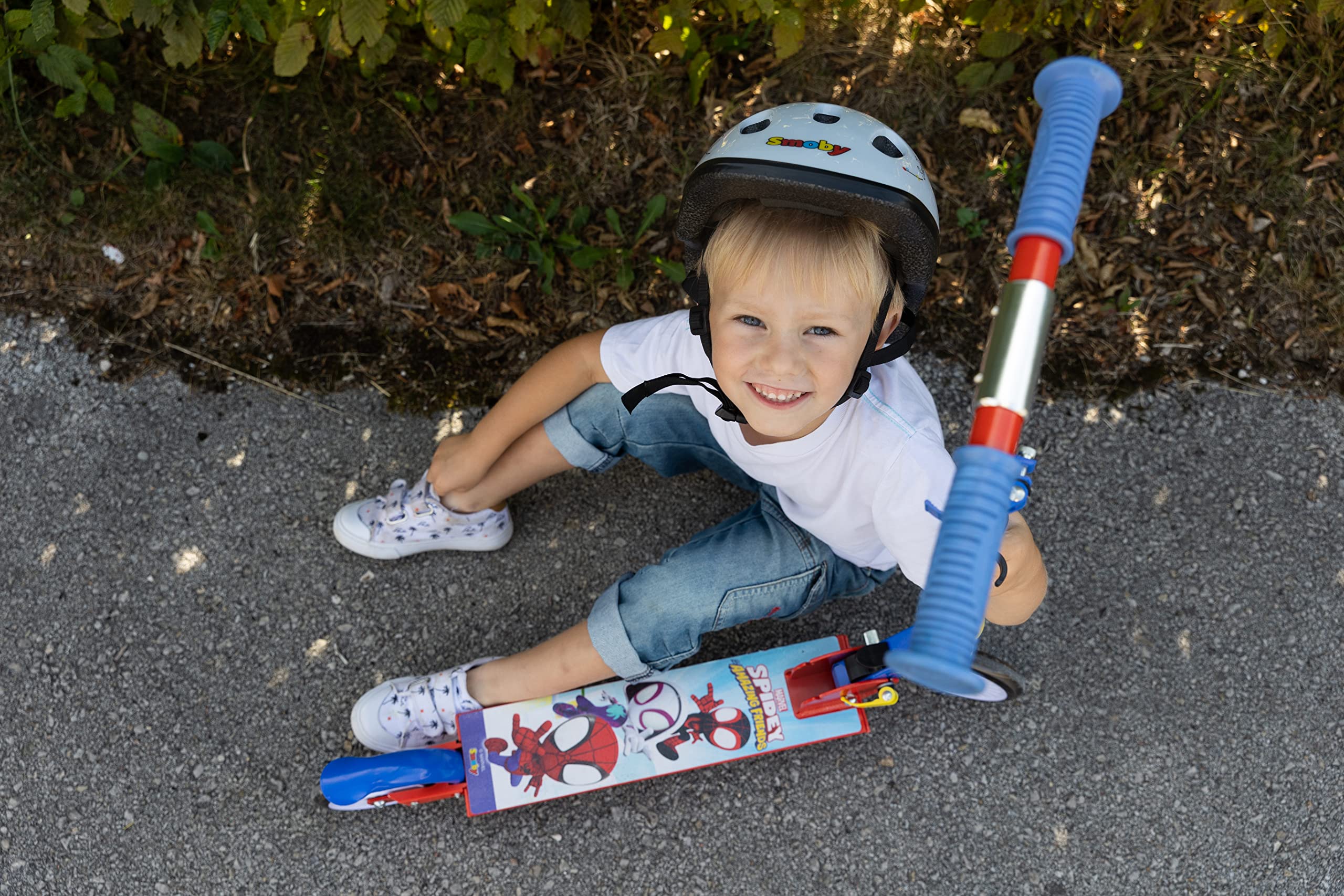 smoby-spidey-2w-scooter-roller-klappbar-ab-5-jahre image 5