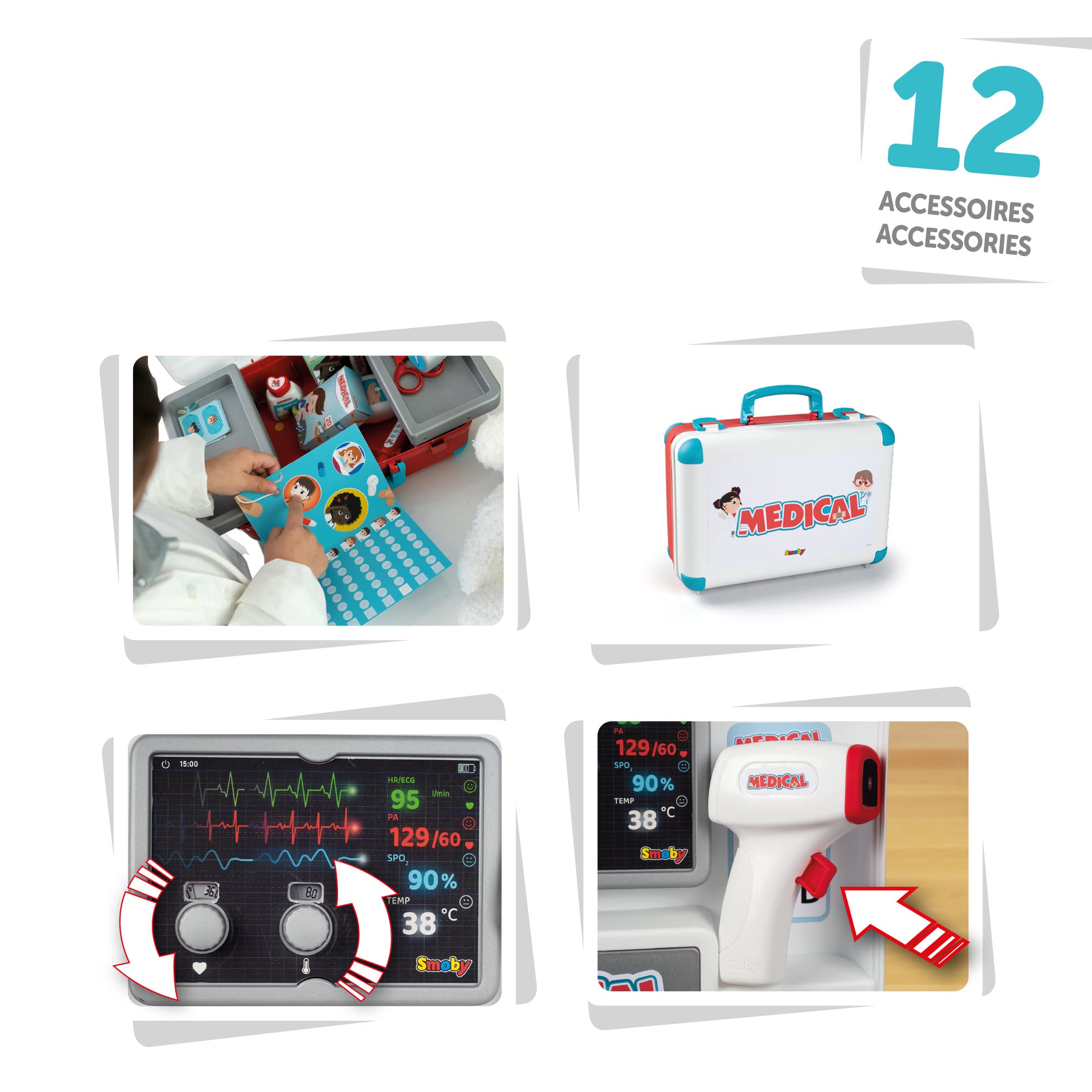 smoby-baby-care-arztkoffer-gro-doktorkoffer-mit-thermometer image 2