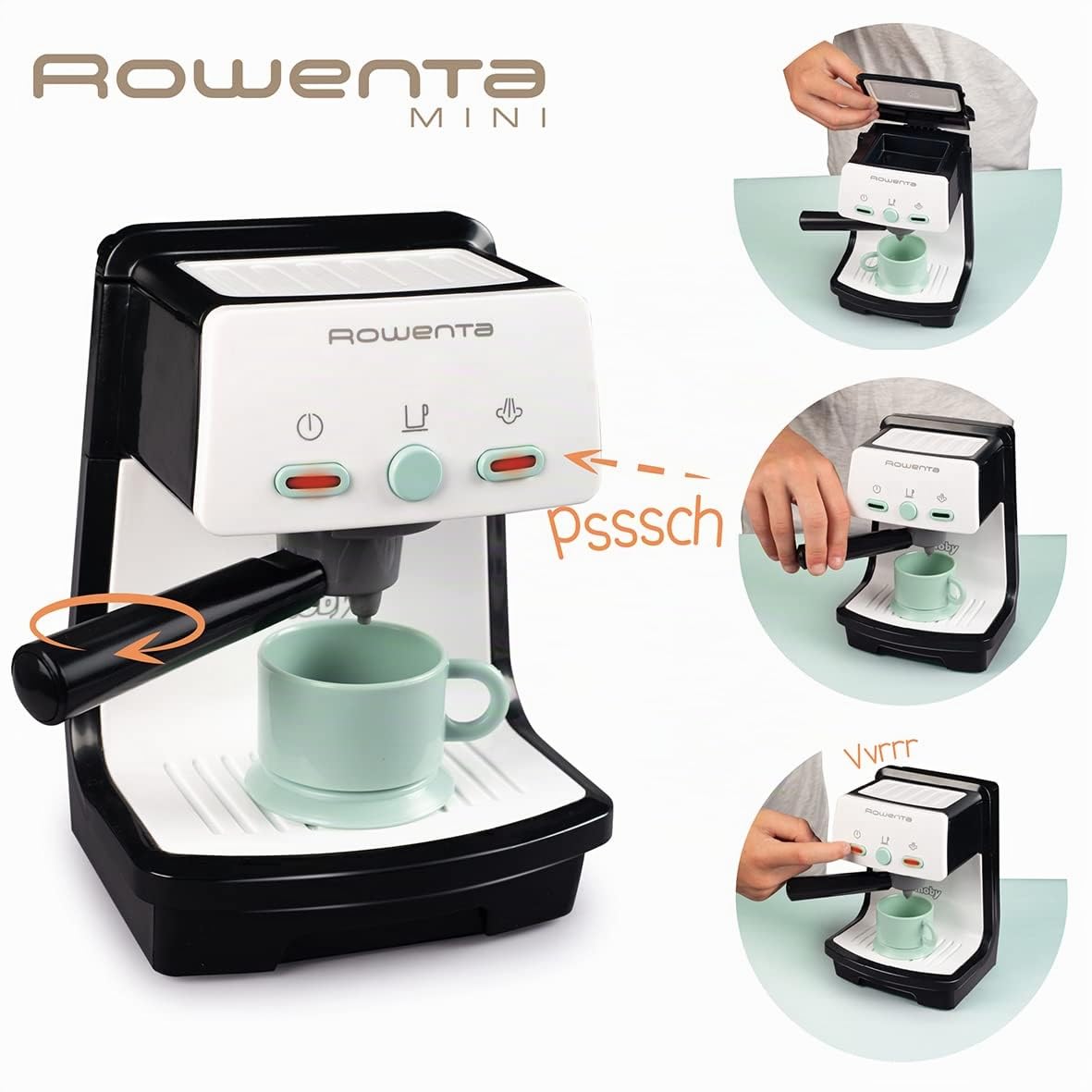 smoby-rowenta-espresso-kaffeemaschine-spielzeug-mit-sound image 2