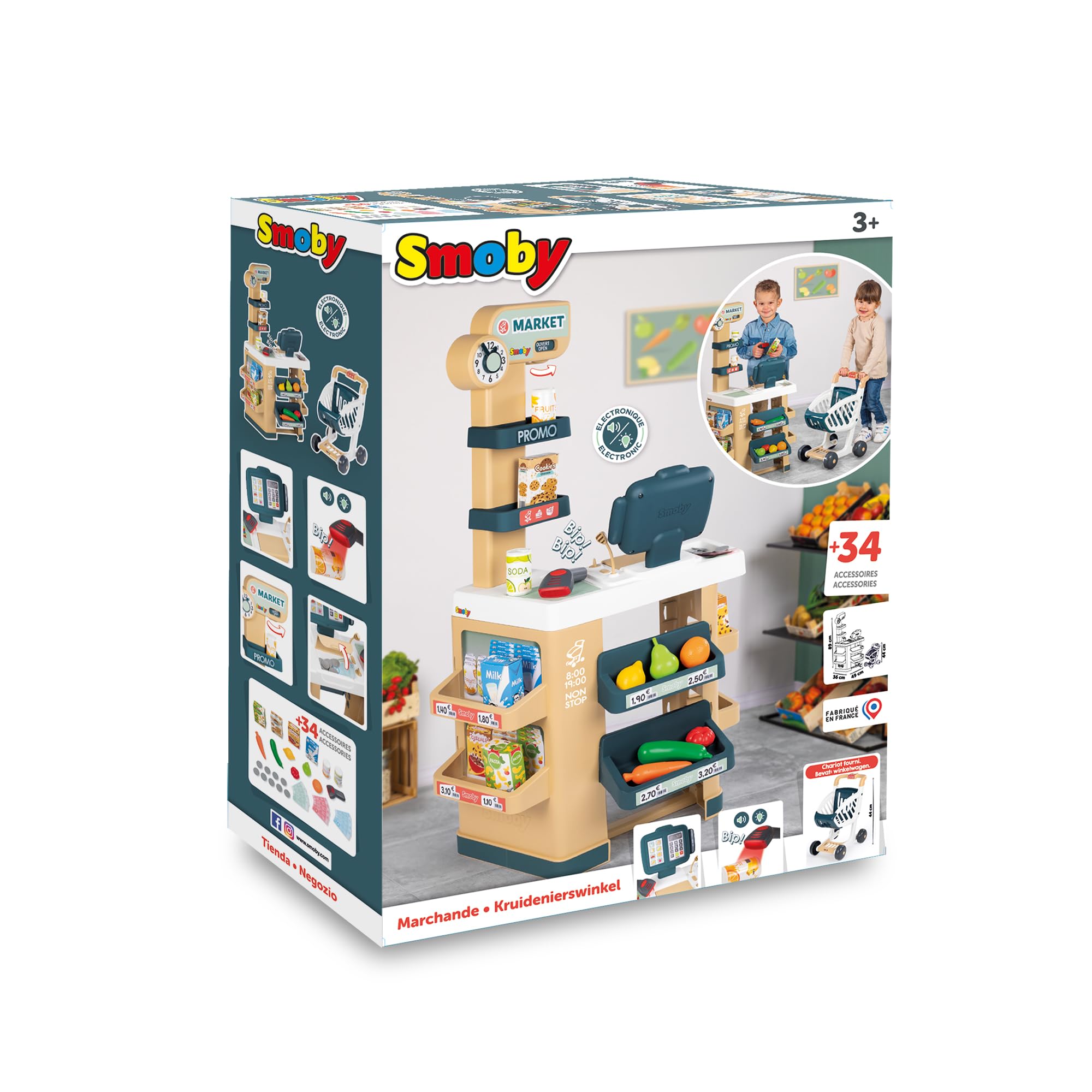 smoby-life-supermarkt-spielsupermarkt-mit-einkaufswagen image 6