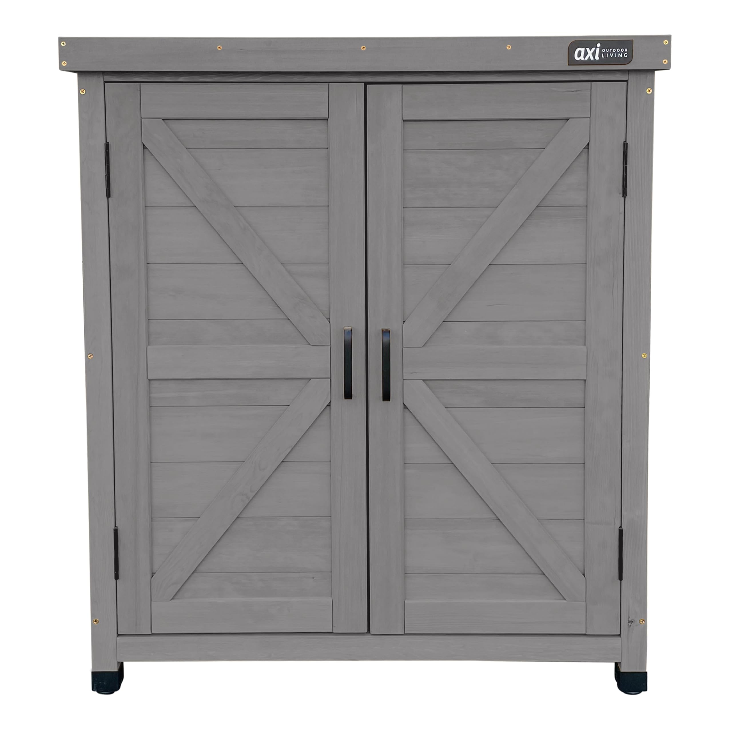 axi-felix-classic-gartenschrank-holz-warmes-grau-80x45x93-cm image 3