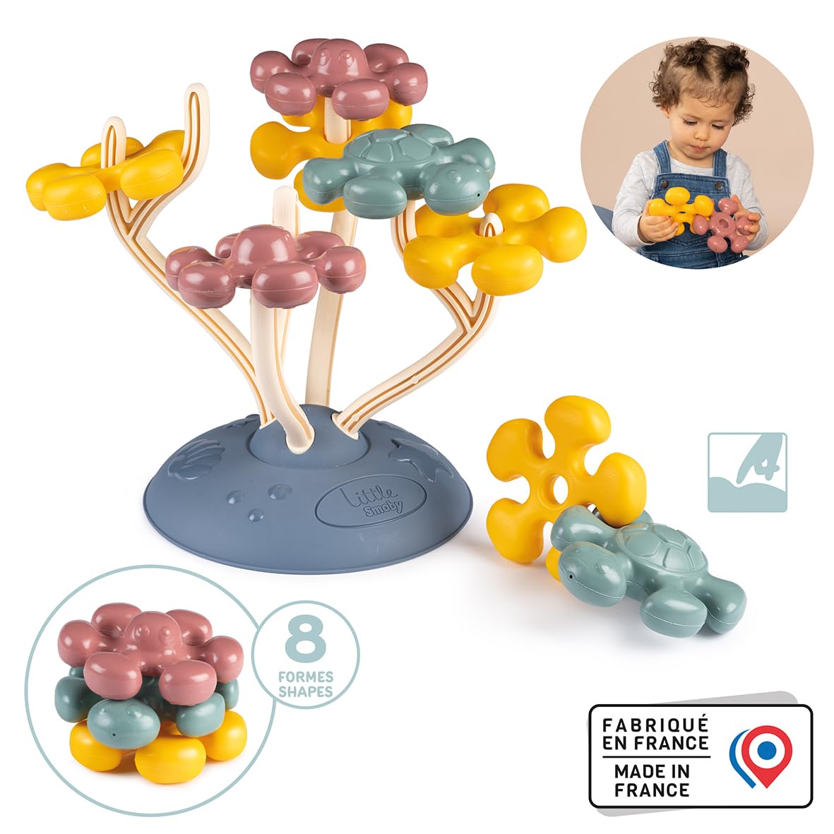 smoby-little-korallen-steckspiel-steckspielzeug-ab-1-jahr image 2