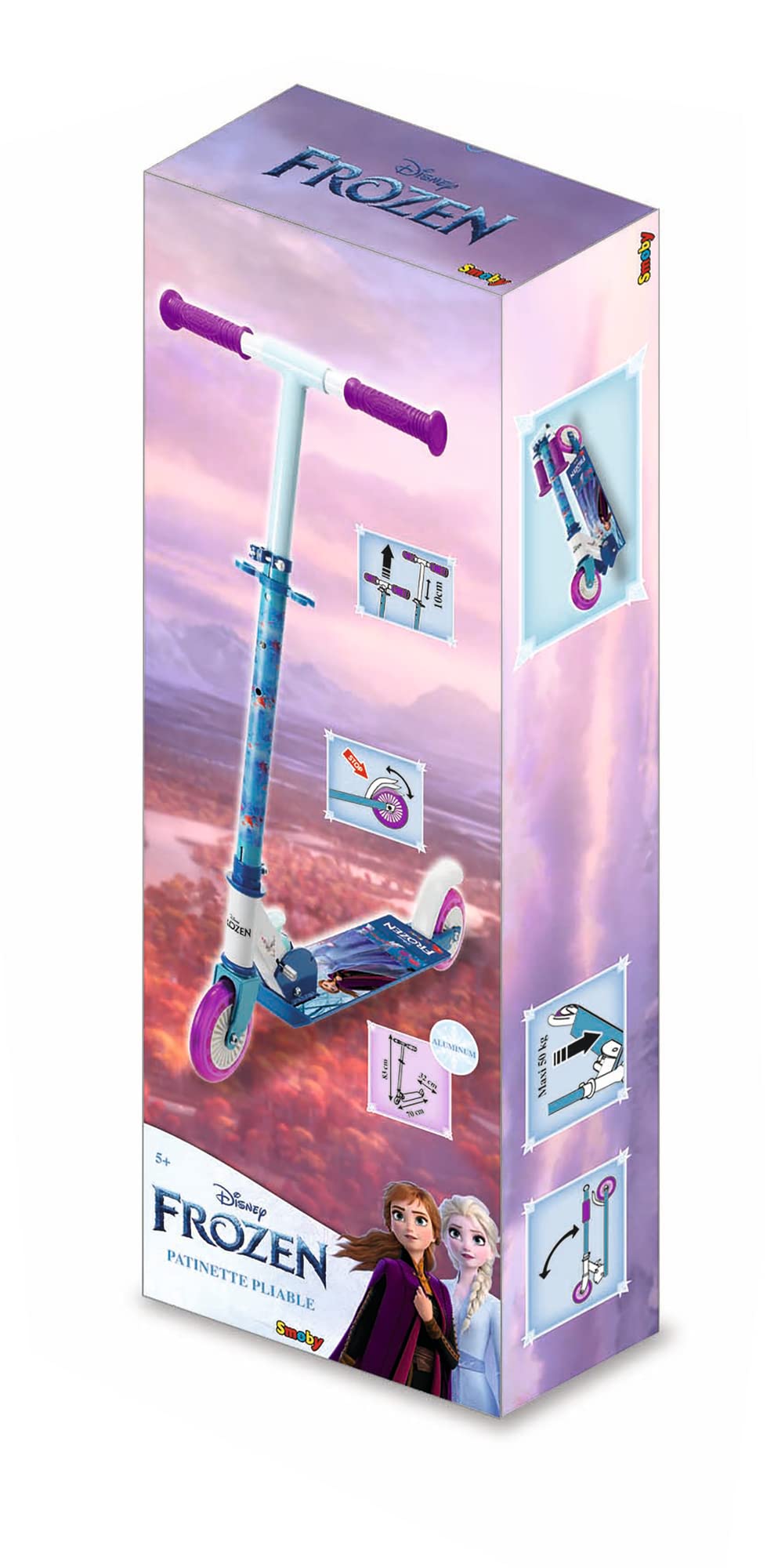 smoby-disney-frozen-roller-2-r-der-klappbar-ab-5-jahren image 3
