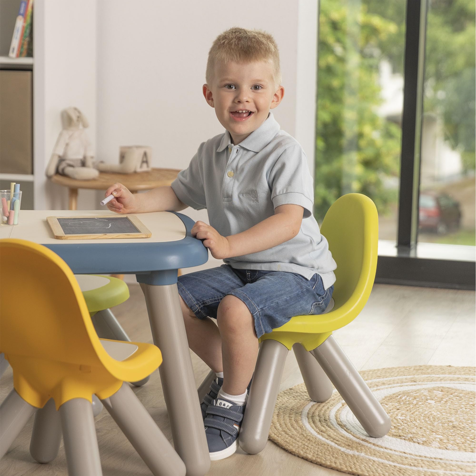 smoby-life-kid-stuhl-lime-kinderstuhl-kunststoff-ab-18-monaten image 2