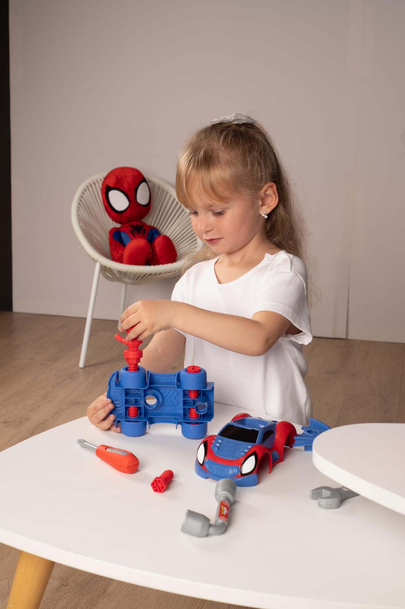 smoby-spidey-werkbank-spielwerkbank-mit-sprungschanze-60-teile image 8