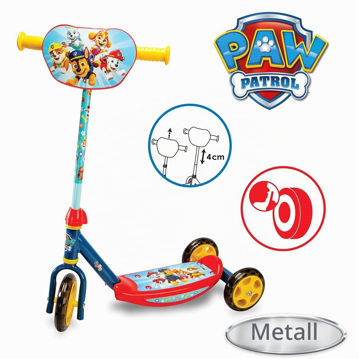 smoby-paw-patrol-3-rad-scooter-kinderroller-ab-3-jahren image 2