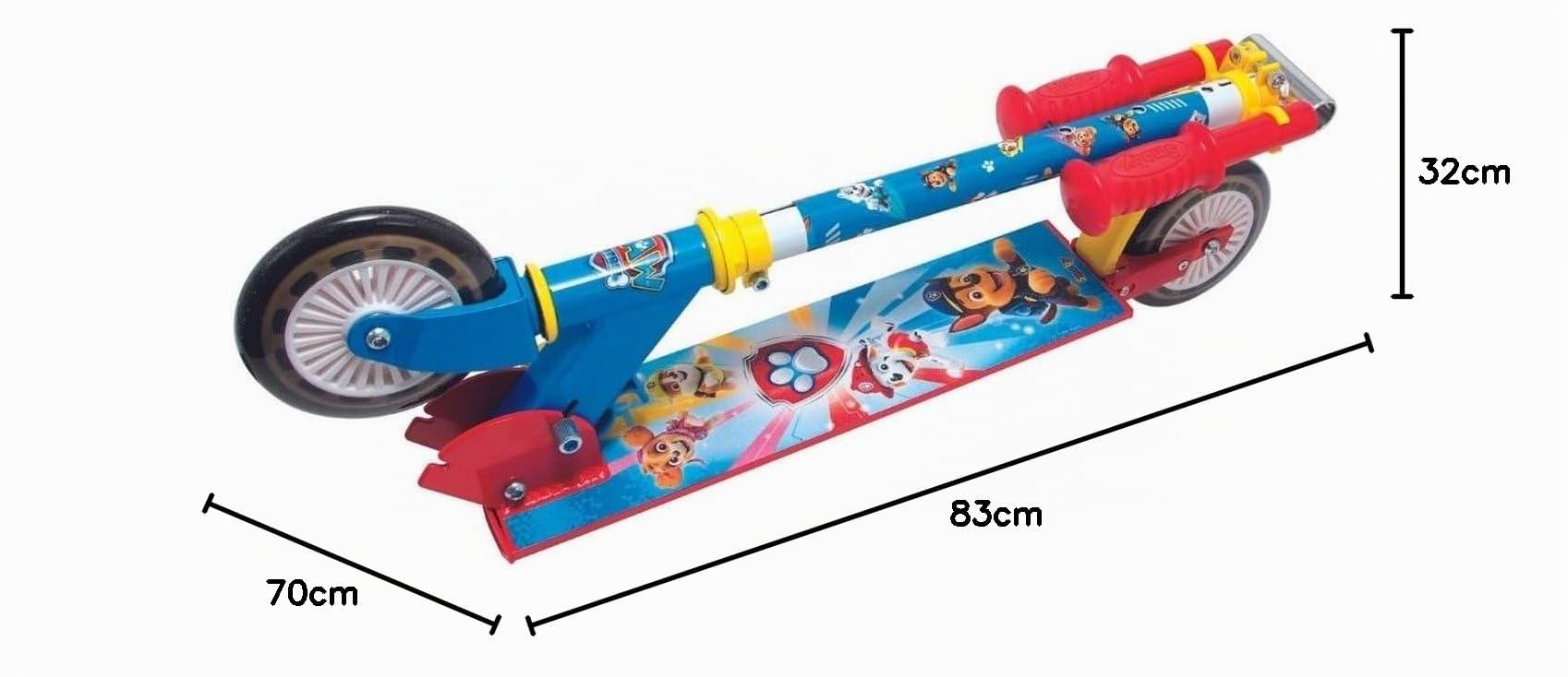 smoby-paw-patrol-roller-klappbar-mit-bremse image 8