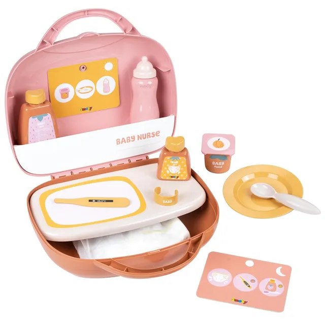 smoby-baby-nurse-puppen-pflegekoffer-13-teilig-ab-3-jahren image 1